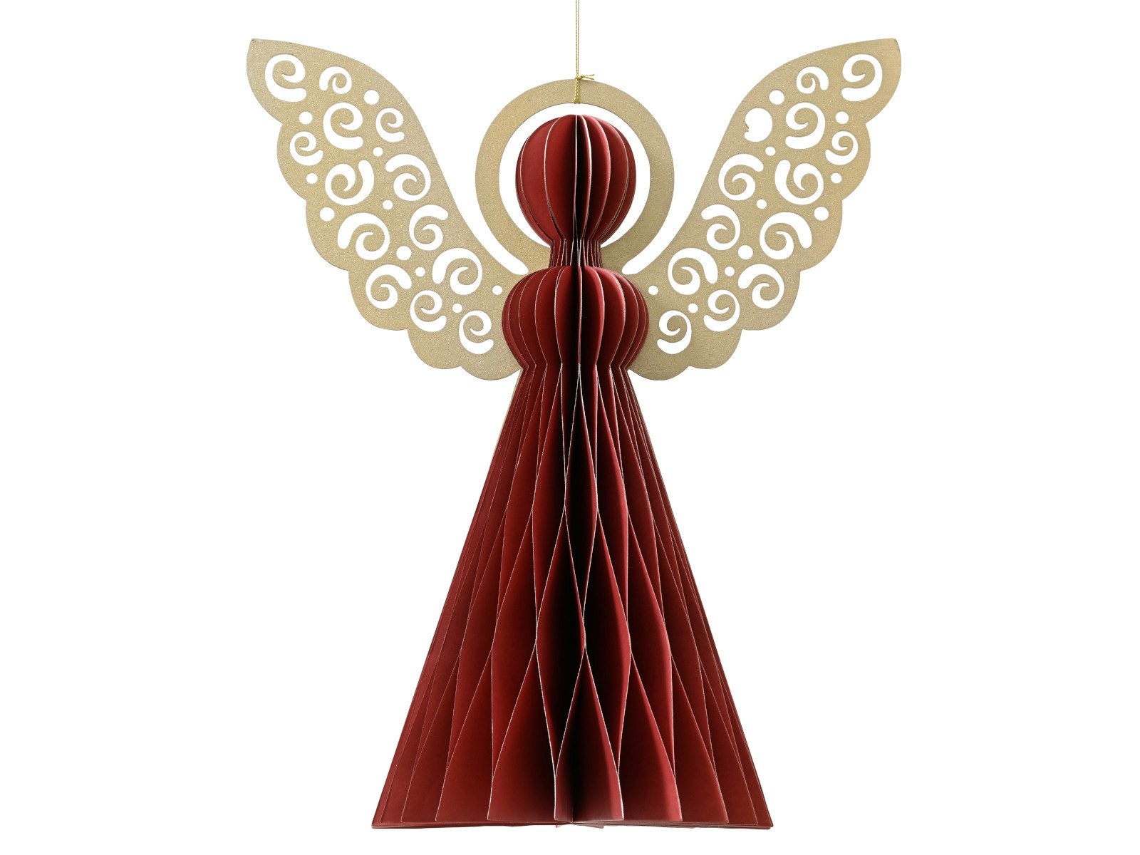 Decoris season decorations Dekofigur Engel rot 15cm günstig online kaufen