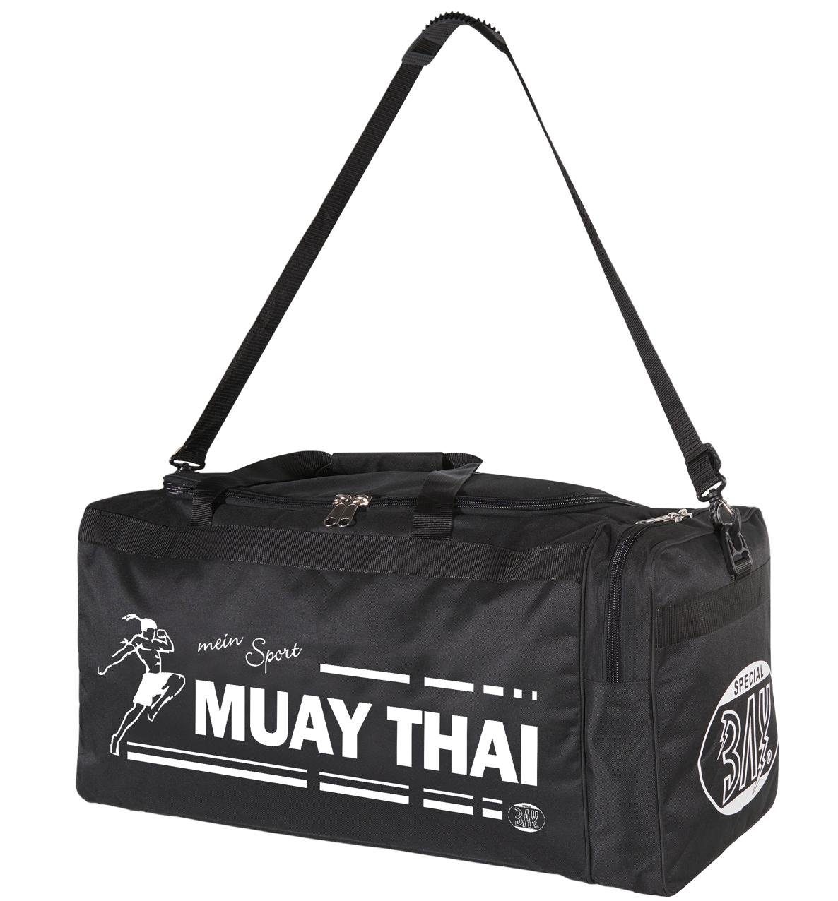 BAY-Sports Sporttasche Sporttasche mein Sport Muay Thai Thaiboxen schwarz 70 cm