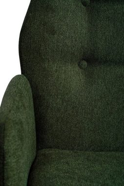 Villa Hauswerk Esszimmerstuhl Sessel 2er Set grün Küchenstuhl Küchensessel (2er-Set), Esszimmerstuhl Set gepolstert mit Armlehne