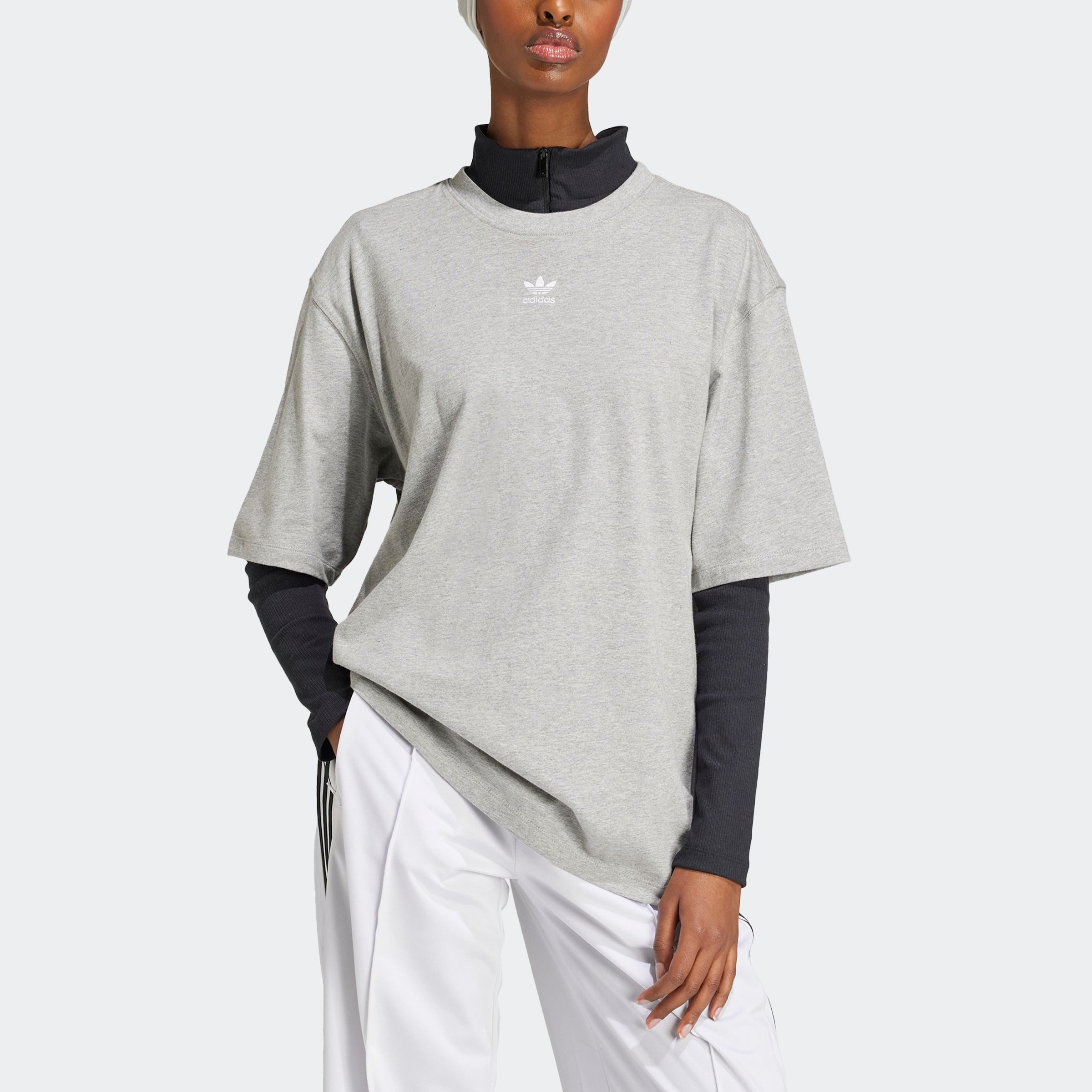 adidas Originals T-Shirt ESS BOYFR TEE Boyfriend Style, lockerer Schnitt günstig online kaufen