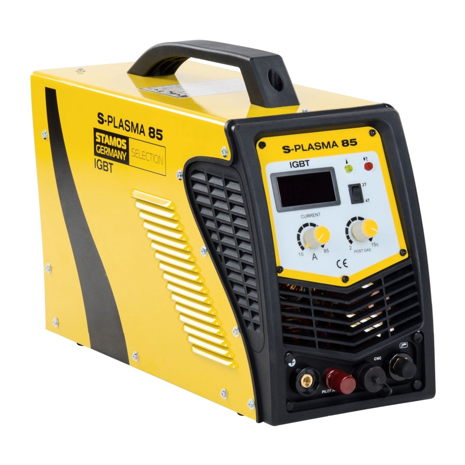 Stamos Welding Group Plasmaschneidegerät CNC Plasmaschneider 85 A 400 V Pilotzündung Plasmacutter Plasma 27 mm, 400 V