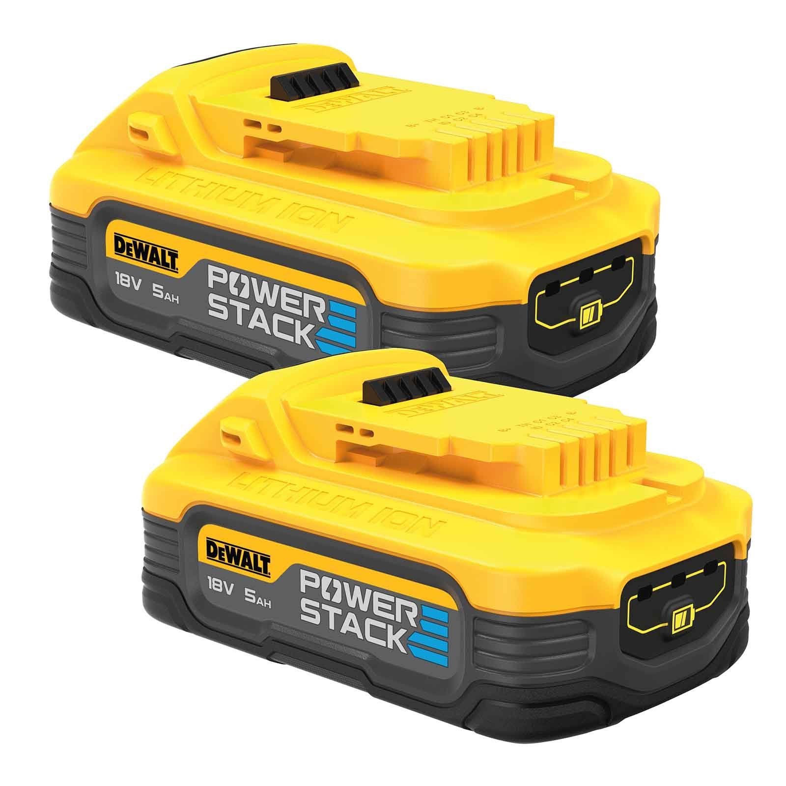 DeWalt Powerstack Akkus DCBP518H2-XJ - 18V XR 5Ah - mit Pouch-Zellen Powerstation DCBP518H2-XJ (18 V)