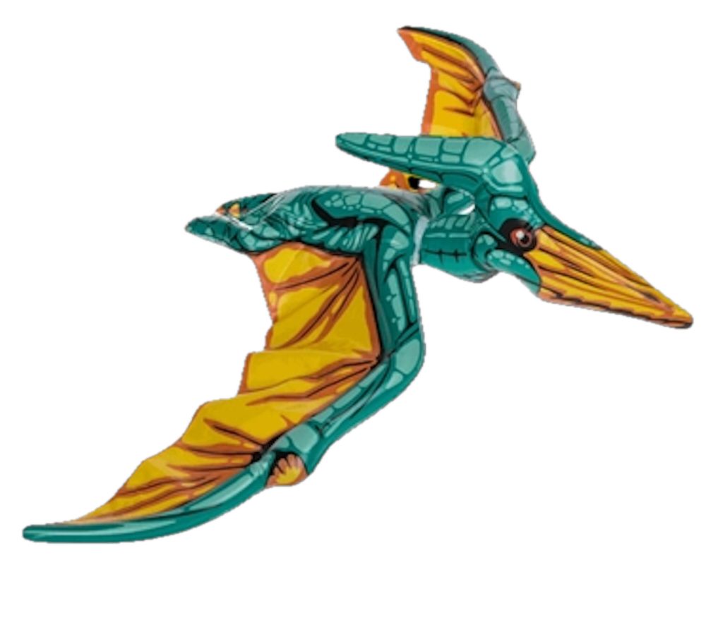 LK Trend & Style Schwimmtier Aufblasbare Dinosaurier Outdoor/ Indoor Spielzeug, Einfach die Luft rauslassen, gut aufgeräumt – ganz platzsparend