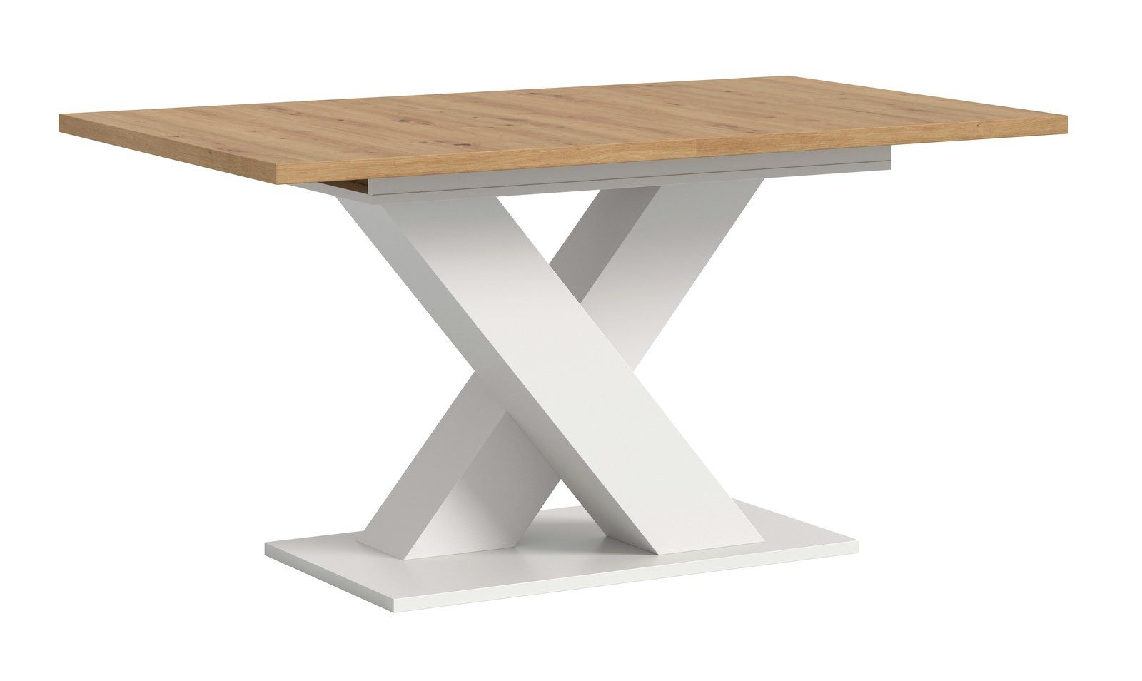 Aileenstore Esstisch OSLO, 150 cm Breite, Holz, 2-teilig