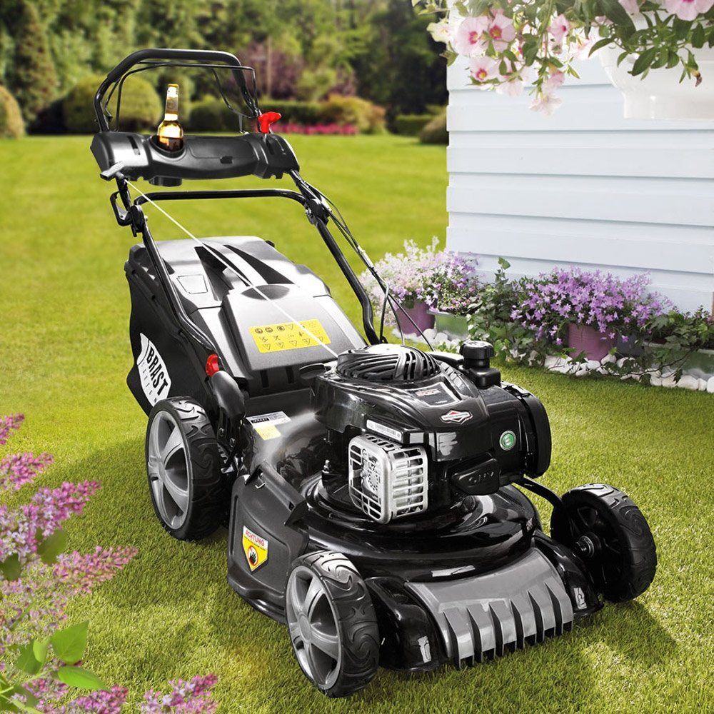 Benzin Rasenmäher Mit Briggs & Stratton Motor BRAST Benzinrasenmäher »BRAST Benzin Rasenmäher mit Antrieb 1,94kW (2,7
