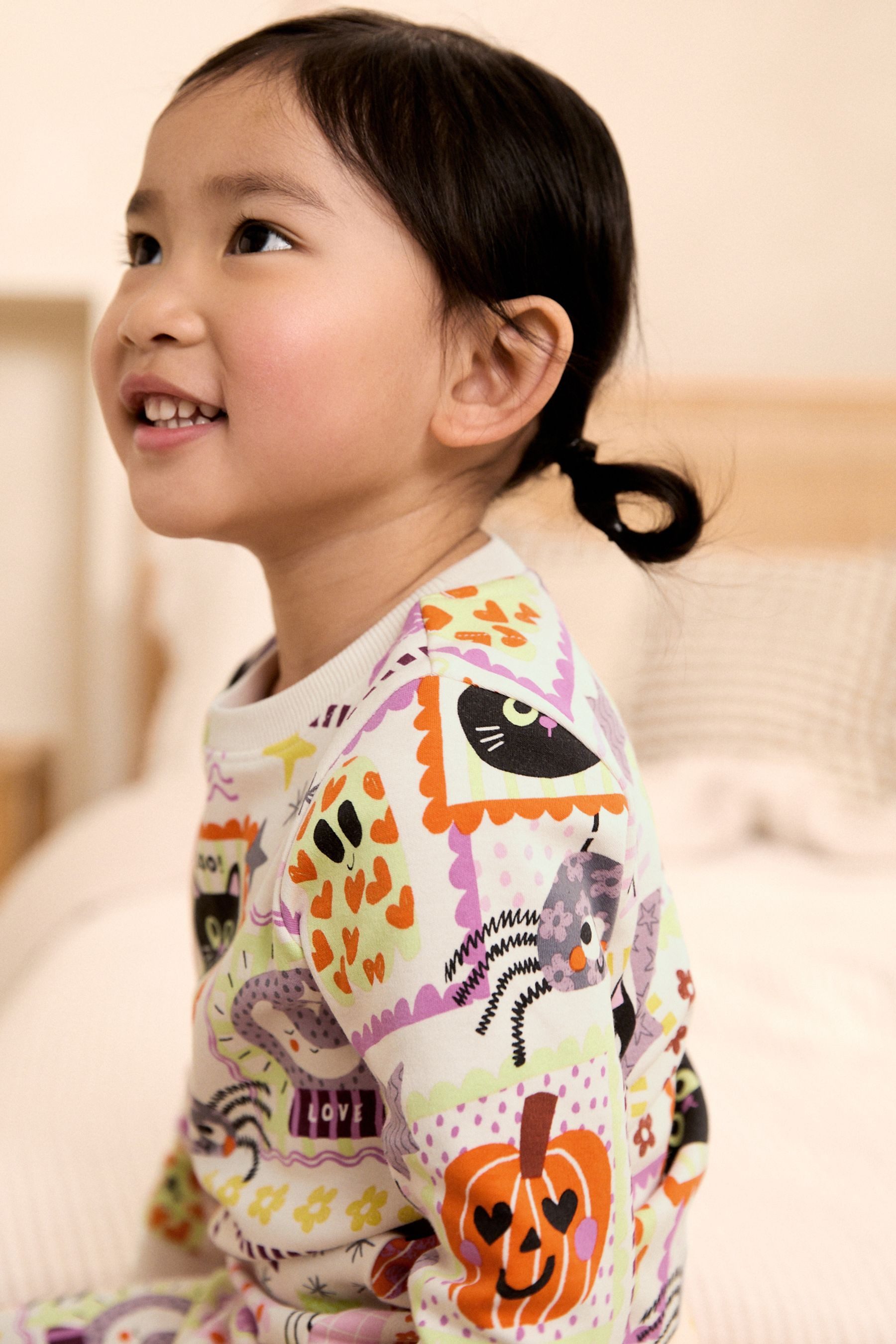 Next Pyjama Snuggle Schlafanzug mit Halloween-Motiv (2 tlg) – Bild 3 von 5