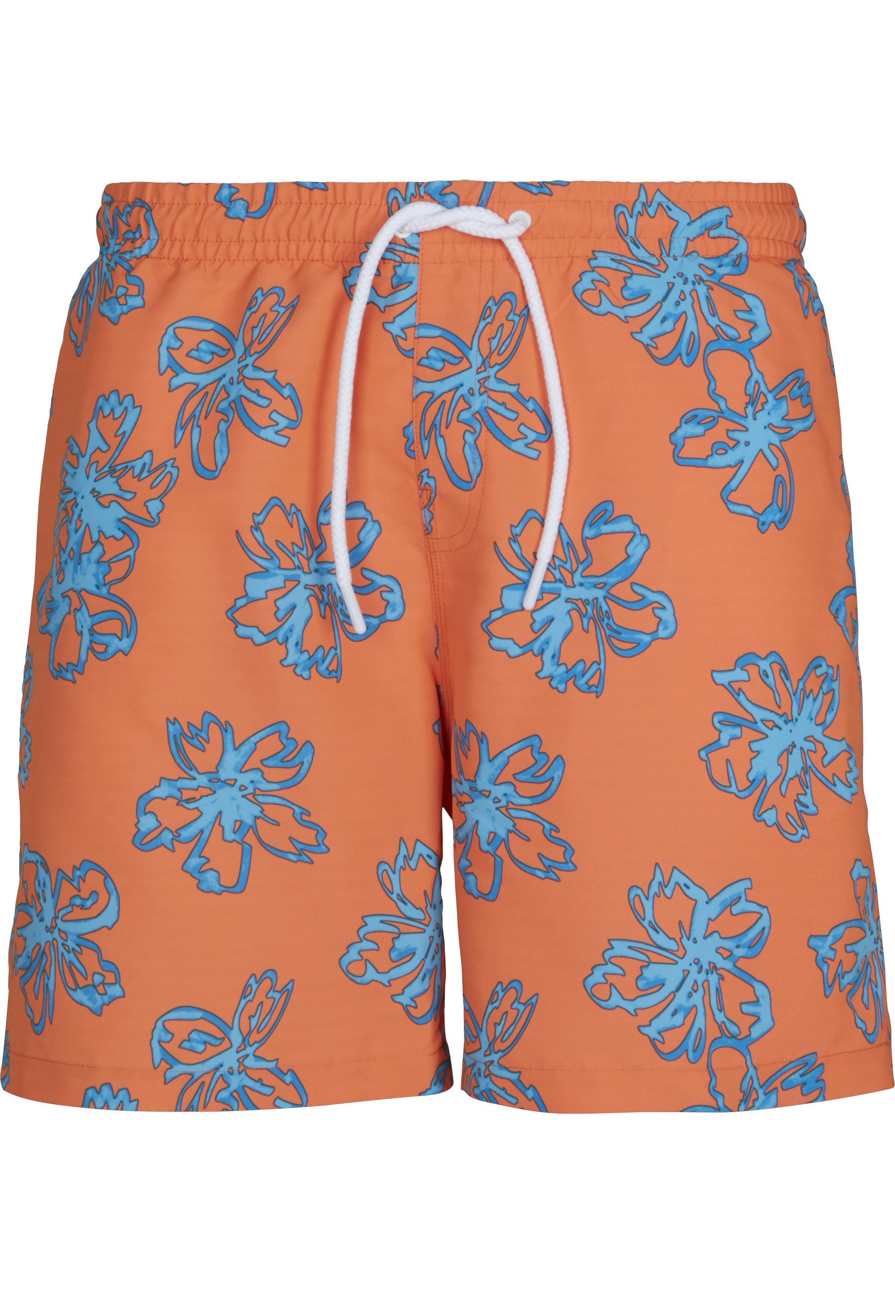 URBAN CLASSICS Badeshorts Urban Classics Herren Floral Swim Shorts