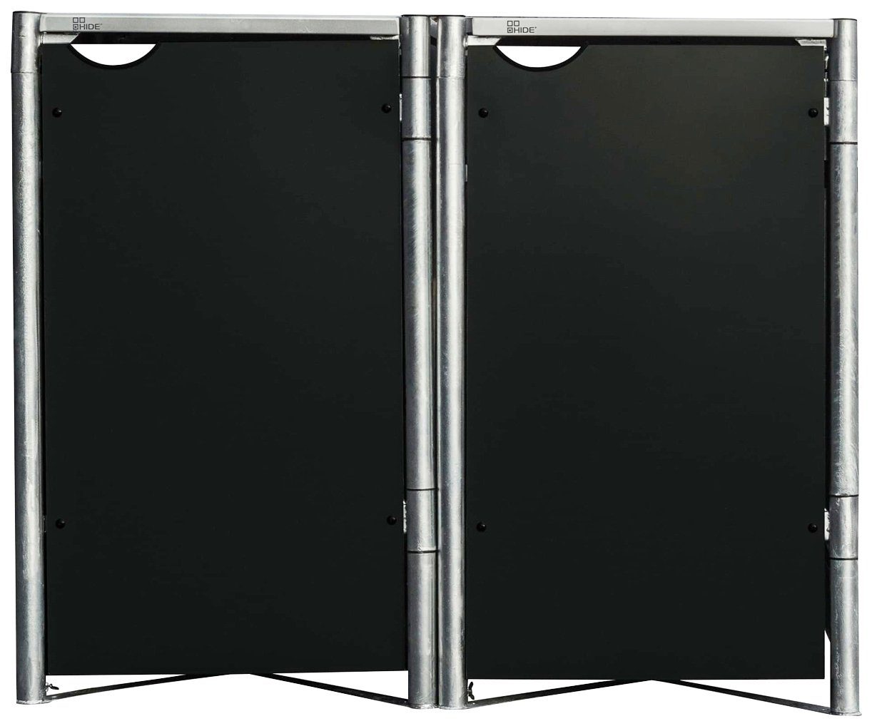 Hide Mülltonnenbox, für 2 x 240 l, schwarz