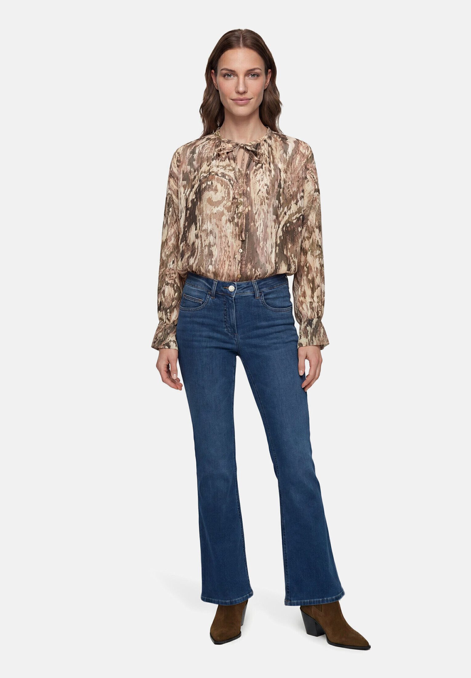 Betty Barclay Weite Jeans Damen mit aufgesetzten Taschen