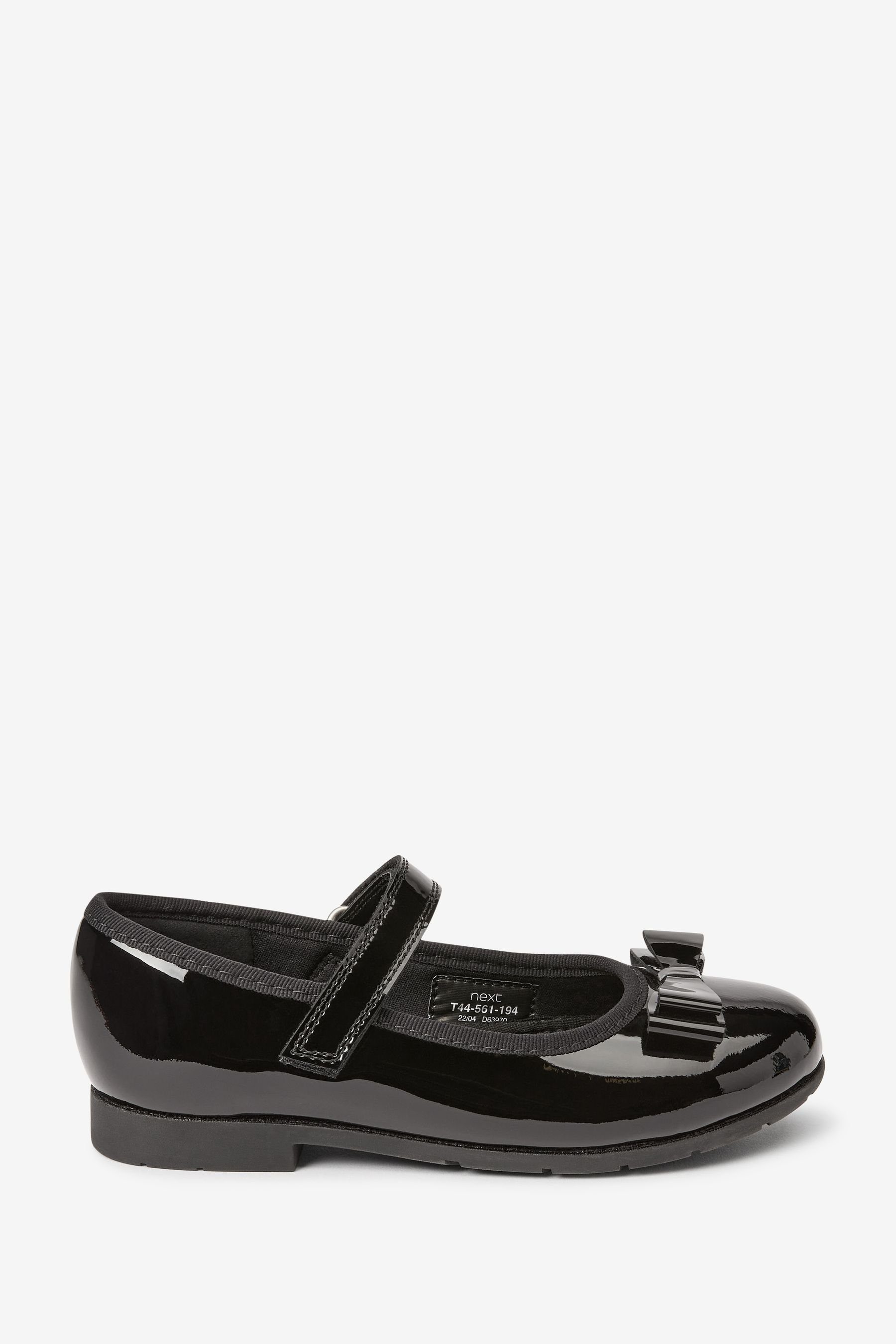 Mary-Jane-Schulschuhe aus Leder mit Schleife Mary-Jane-Schuhe