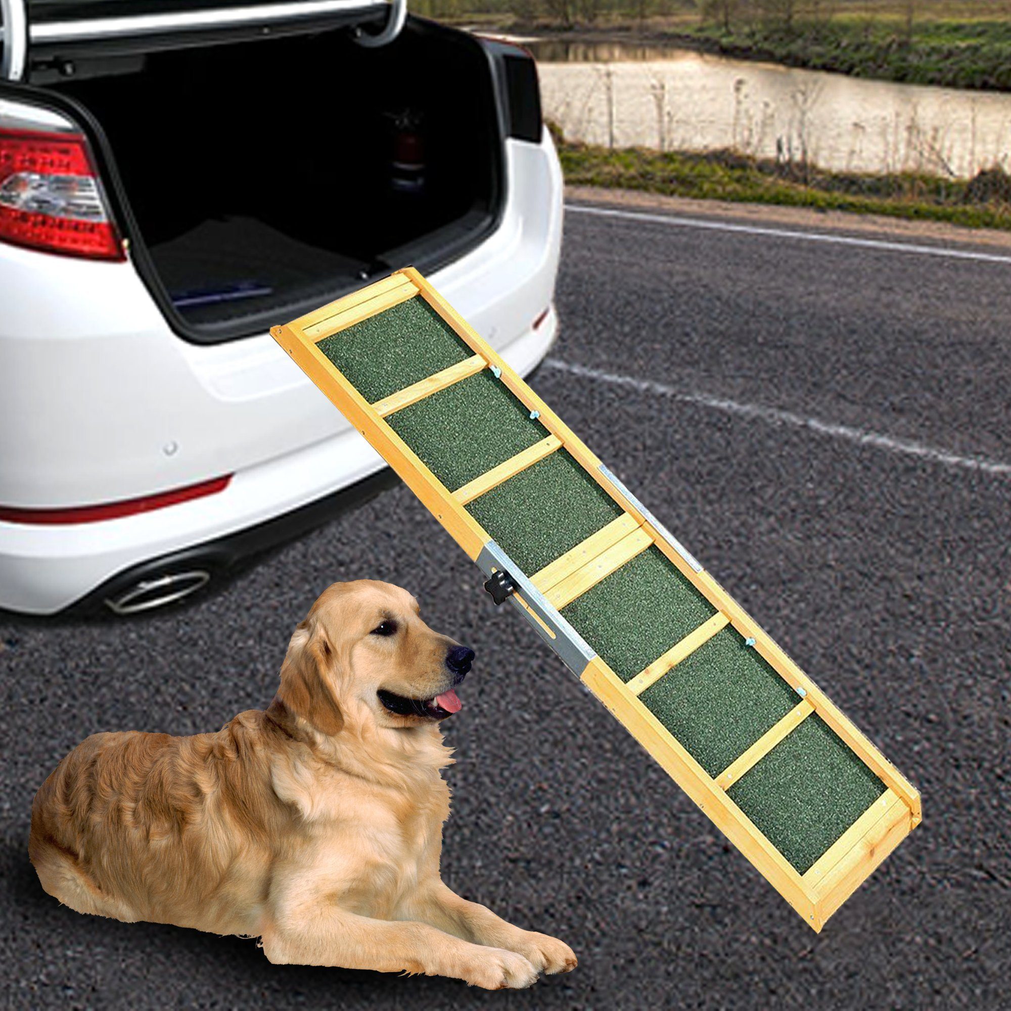 Melko Hunderampe Hunderampe Autorampe PKW Hundetreppe günstig online kaufen