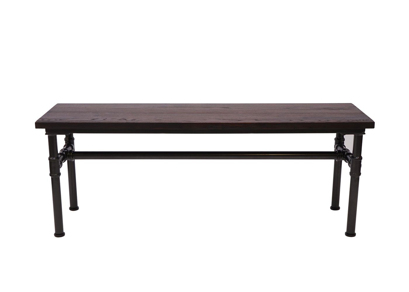 MCW Sitzbank MCW-H10b, Maximale Belastbarkeit: 260 kg, Sitzfläche aus Holz, Industrie-Style