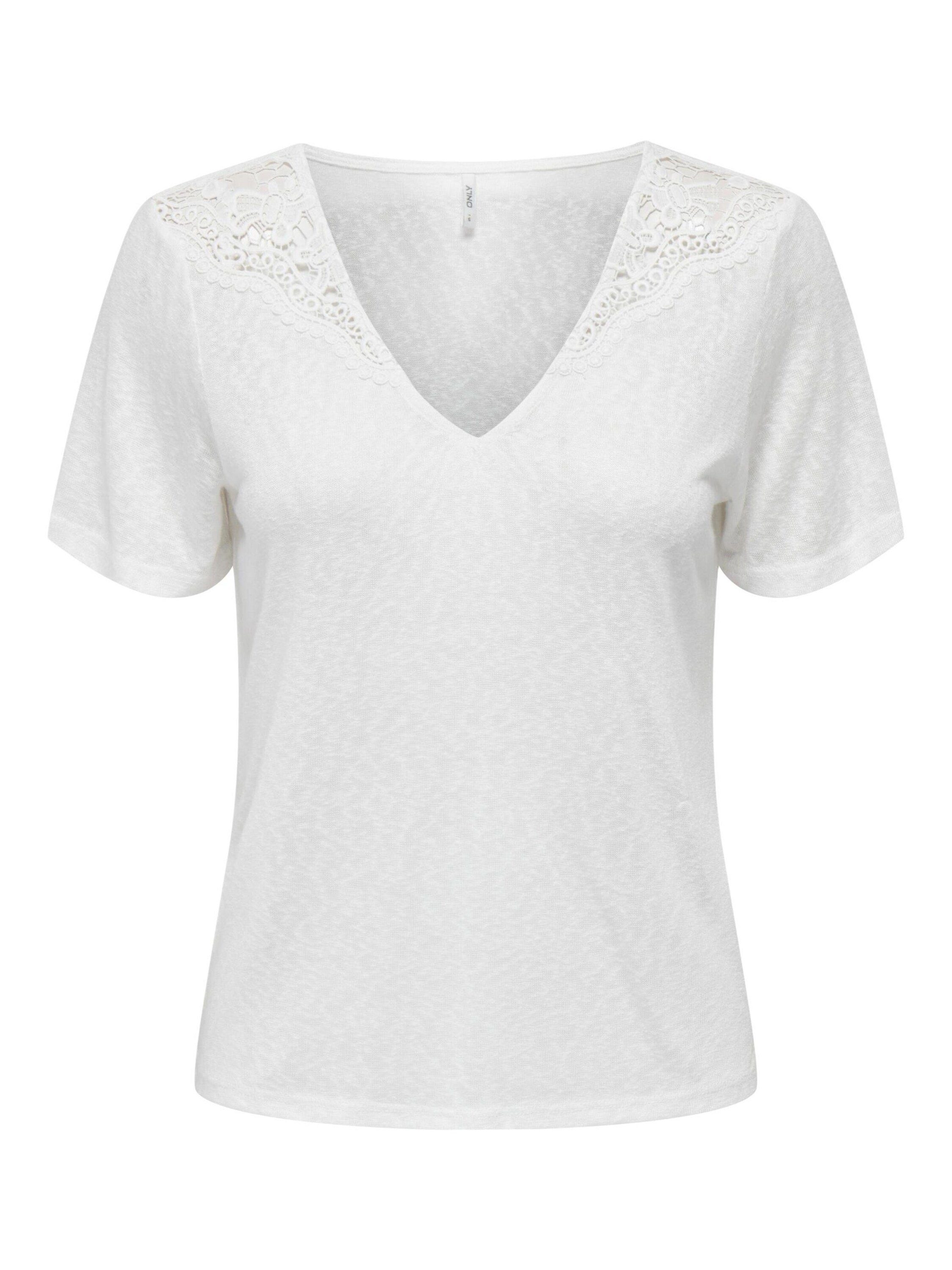 ANJA T-Shirt (1-tlg) ONLY Spitze