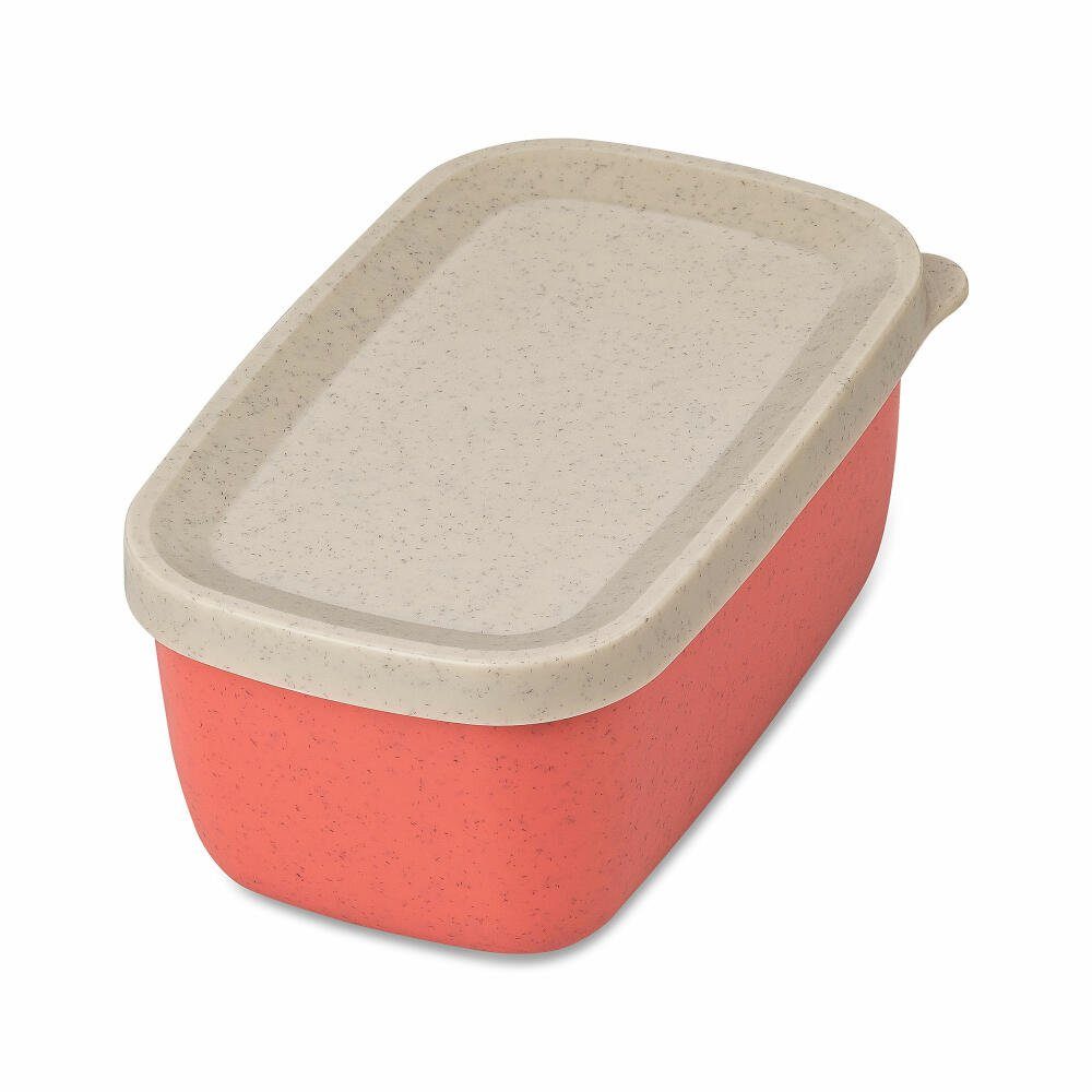 KOZIOL Frischhaltedose Liquid Safe Box Candy S Nature Coral, Kunststoff, für Dressings und Soßen