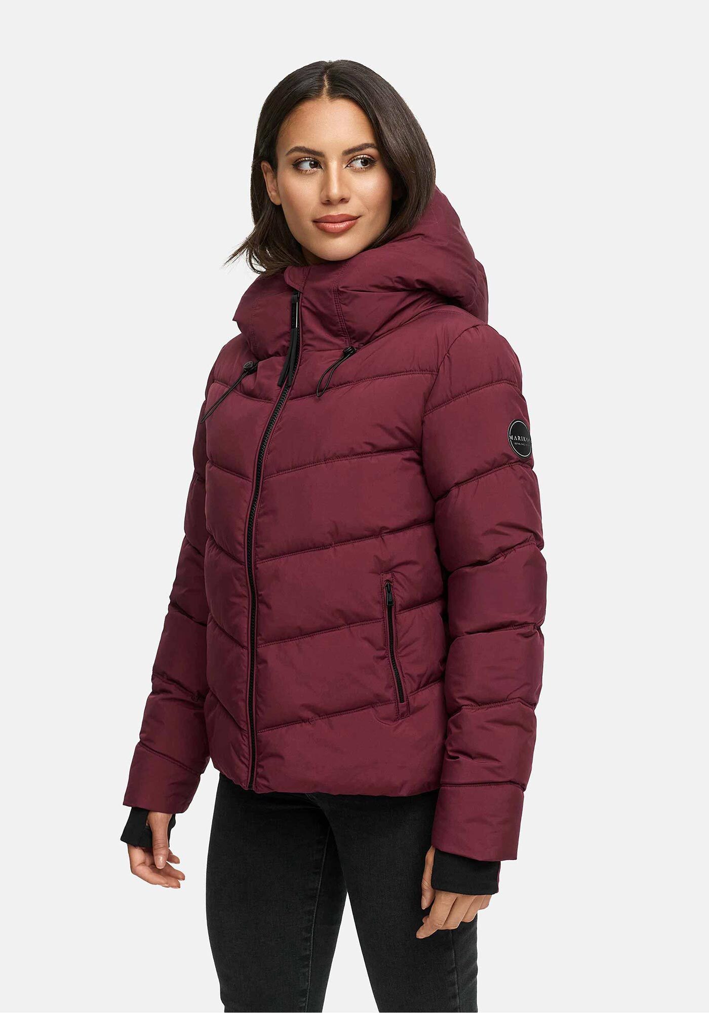 Marikoo Winterjacke Yukanii Ärmelbündchen mit Daumenloch günstig online kaufen