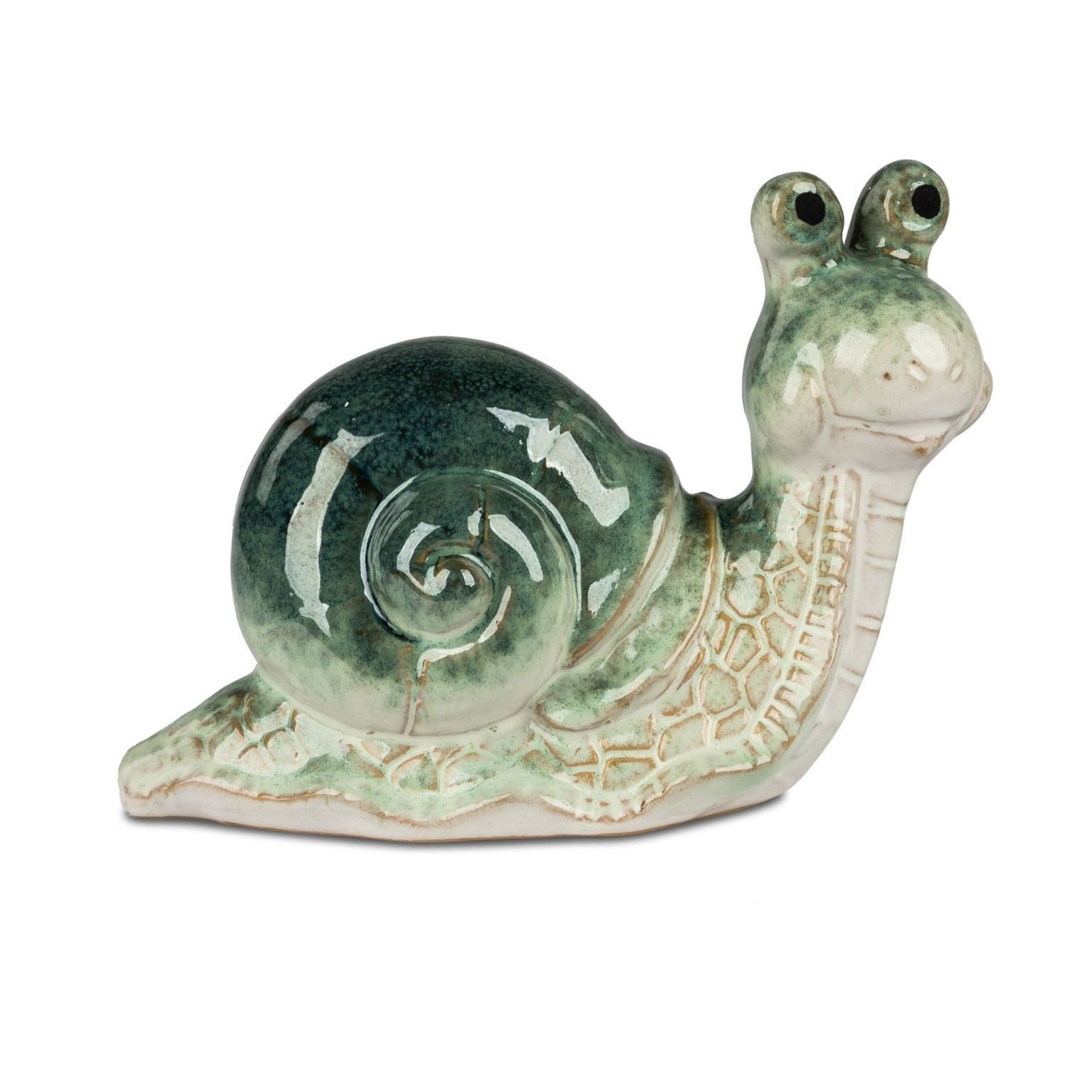 formano Dekofigur Steinoptik, Höhe: 13cm, Farbe: Grau, Motiv: Schnecke