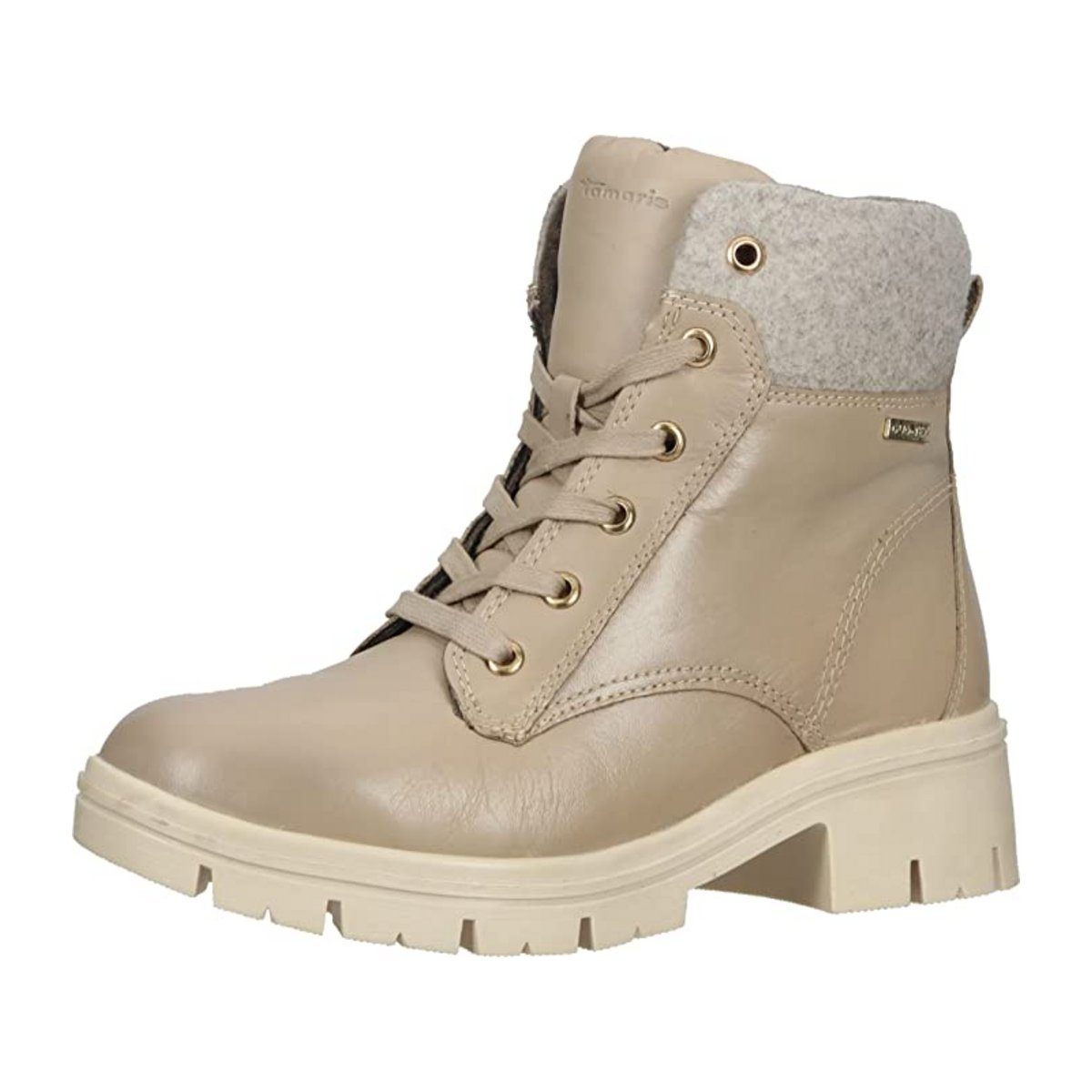 Jana Stiefeletten für Damen in creme Stiefelette (1-tlg)