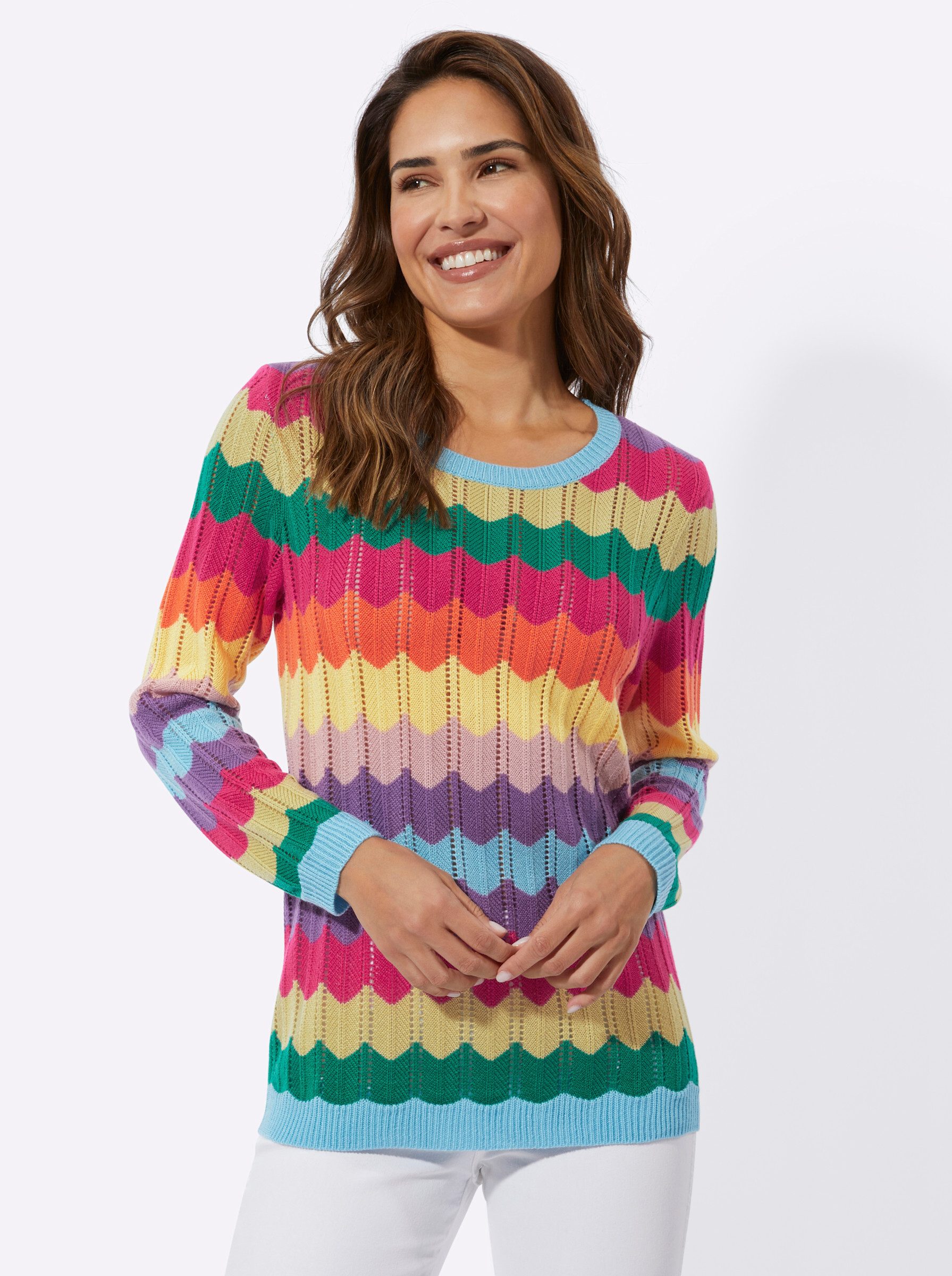 Strickpullover Ajourpullover