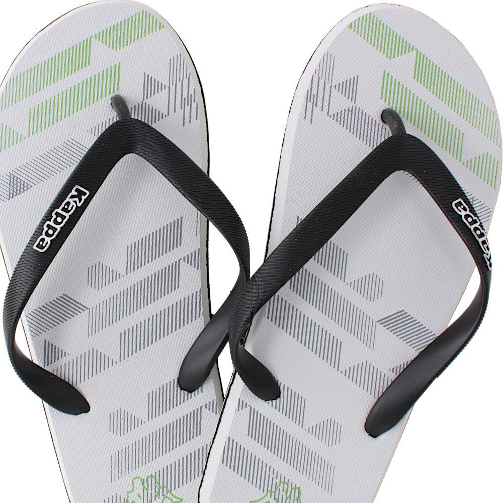 Kappa Zehensandale Logo Maceo 2 Flip Slip On Zehentrenner Wasserfreundlich, elastisch und federleicht