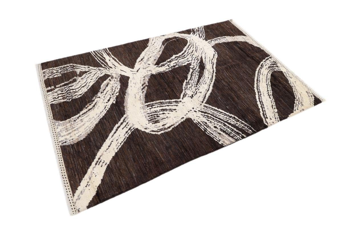 Orientteppich Handgeknüpfter Design Ela Berber mm Höhe: 20 Orientteppich, Nain Trading, 157x230 rechteckig, Moderner