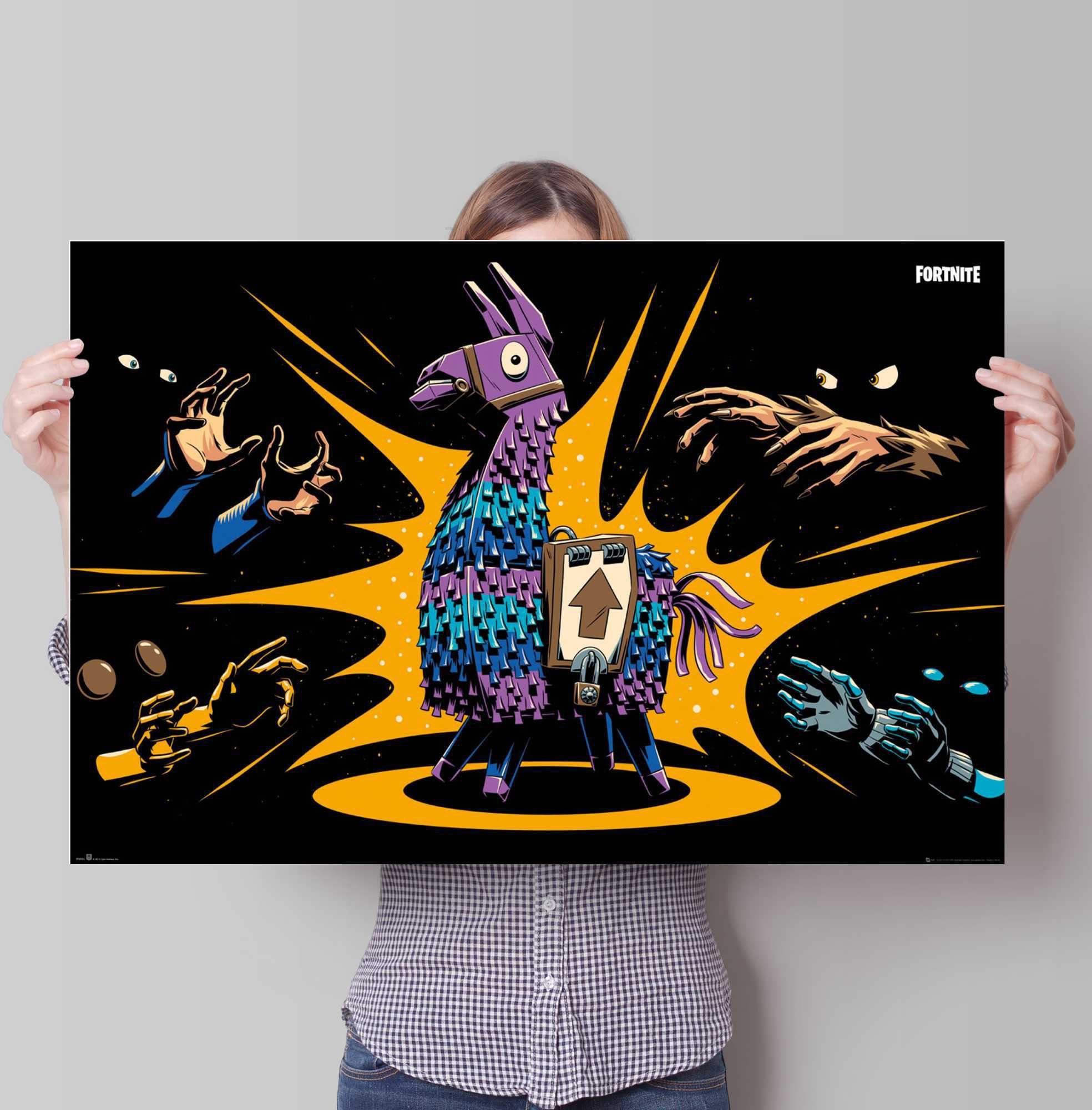 Loot Poster - Llama Game, Reinders! Spiele Fortnite Poster St) (1