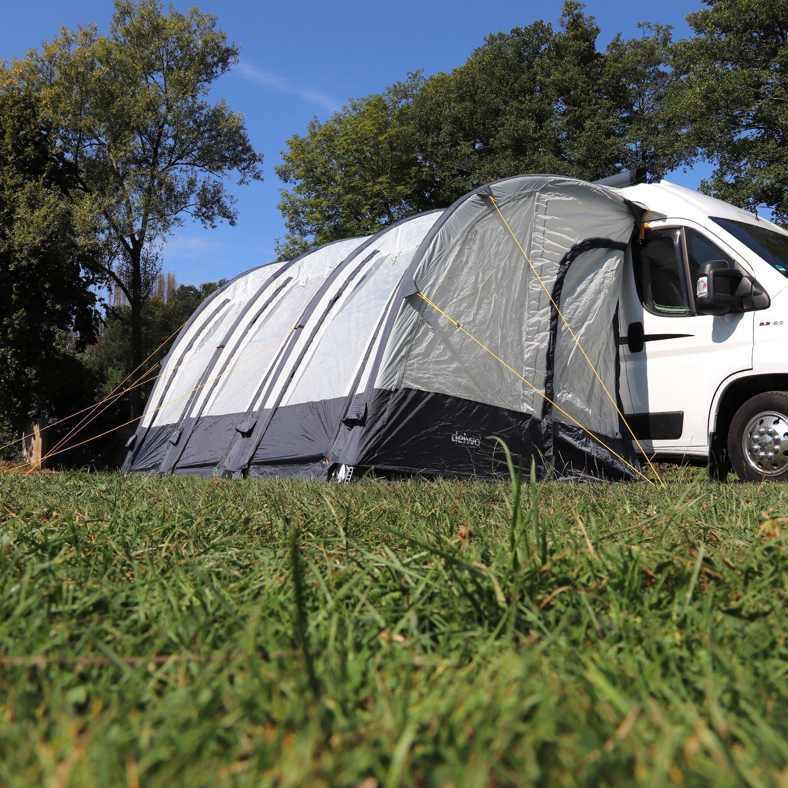 deiwo Vorzelt Vorzelt aufblasbar Camping Seitenzelt Wohnwagen