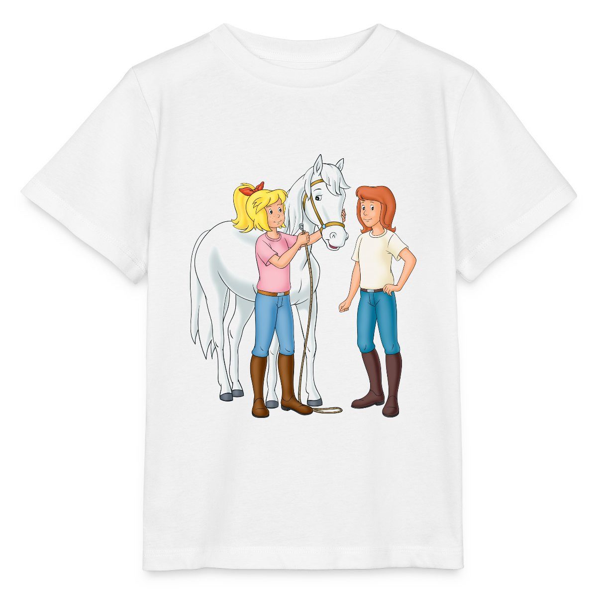 T-Shirt Bibi Und Tina Kümmern Sich Um Sabrina Kinder Basic T-Shirt