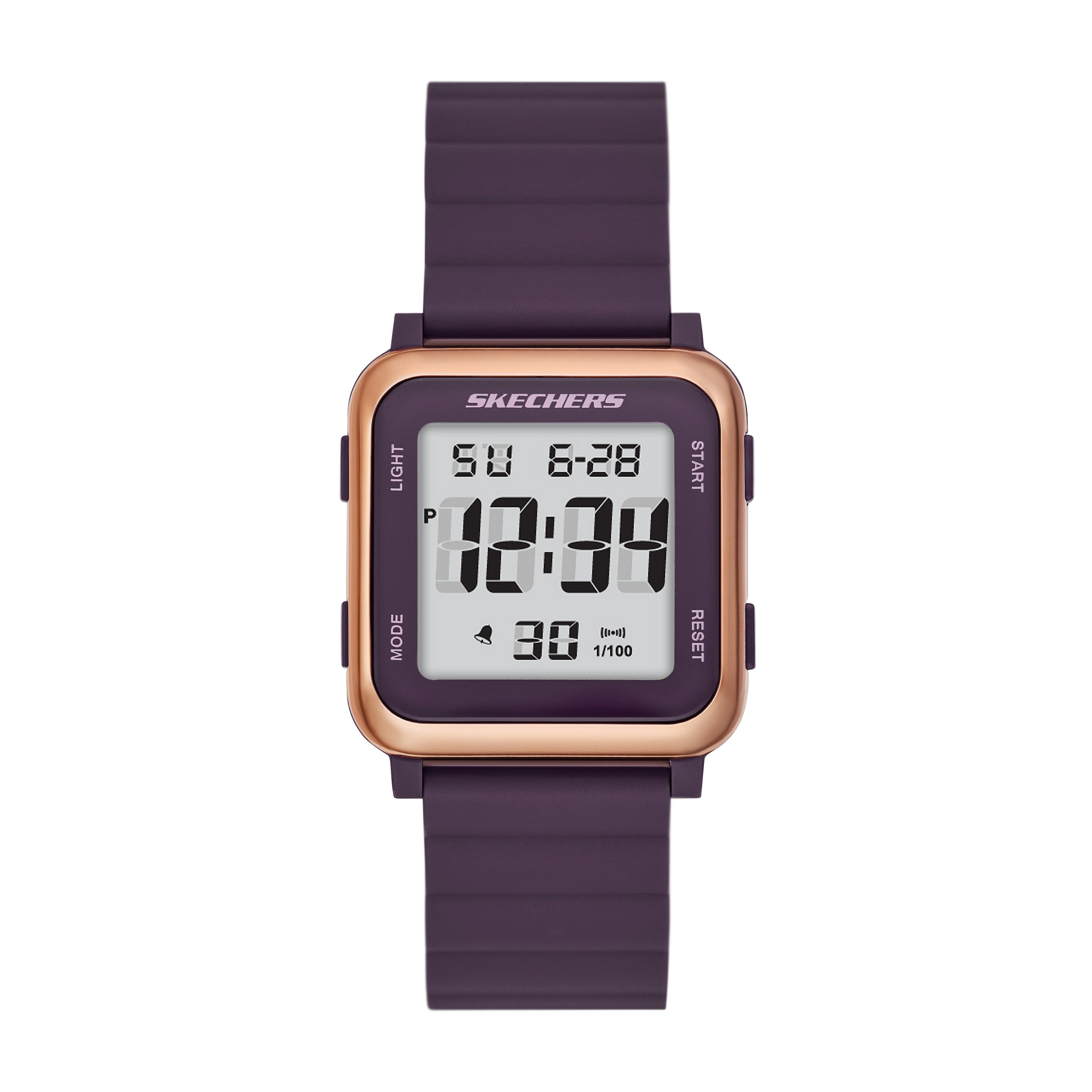 Skechers Chronograph Beckworth SR6403, Quarzuhr, Armbanduhr, Silikonarmband, digital, Tag, Wochentag, Monat