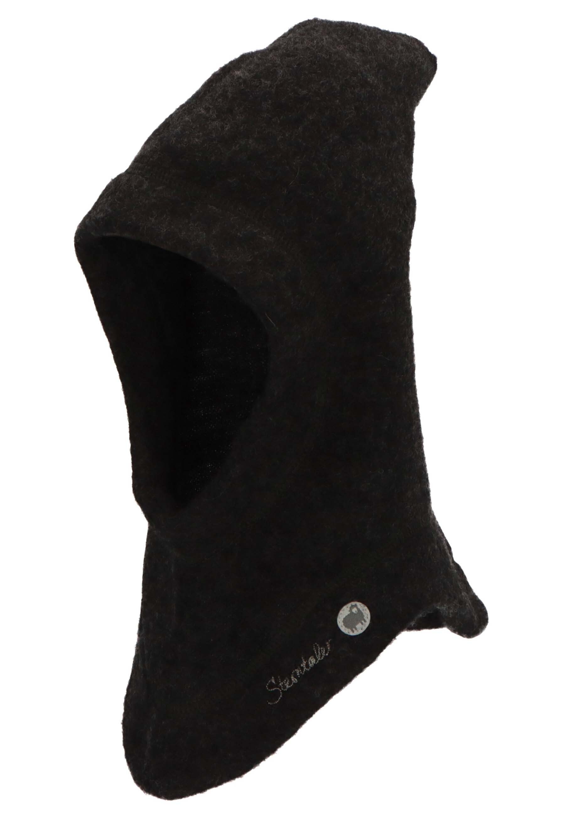 Sterntaler® Schirmmütze Schalmütze Wolle (1-St) Kindermütze aus Merinowolle mit Klettverschluss