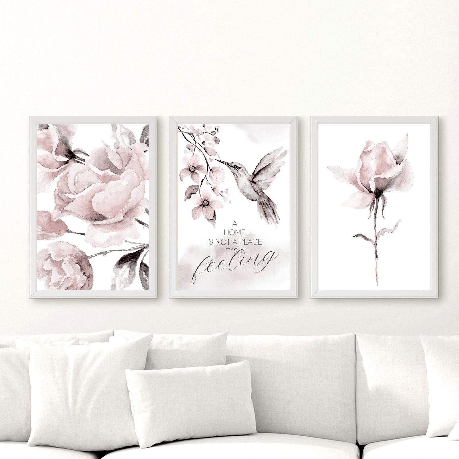 homestyle-accessoires Poster Bilderset Bilder A HOME günstig online kaufen