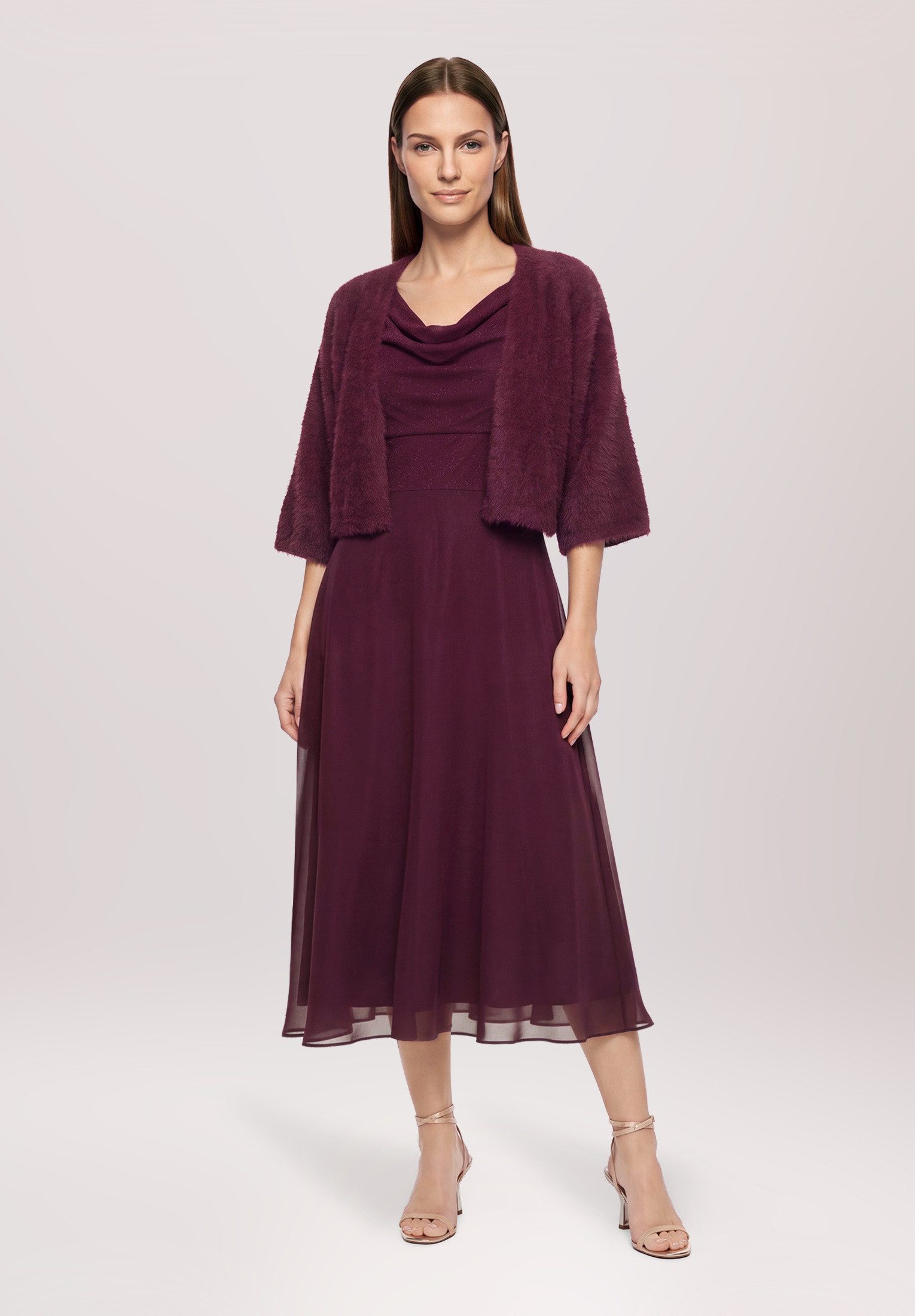 Vera Mont Strickjacke Damen mit 3/4 Arm (1-tlg)