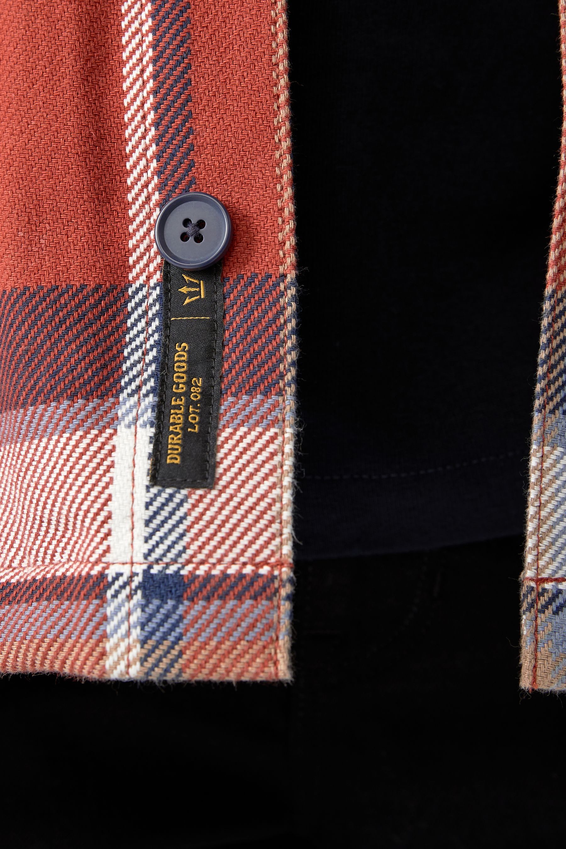 Next Hemdjacke Karierte Hemdjacke mit Teddyfutter und Kapuze (1-St)