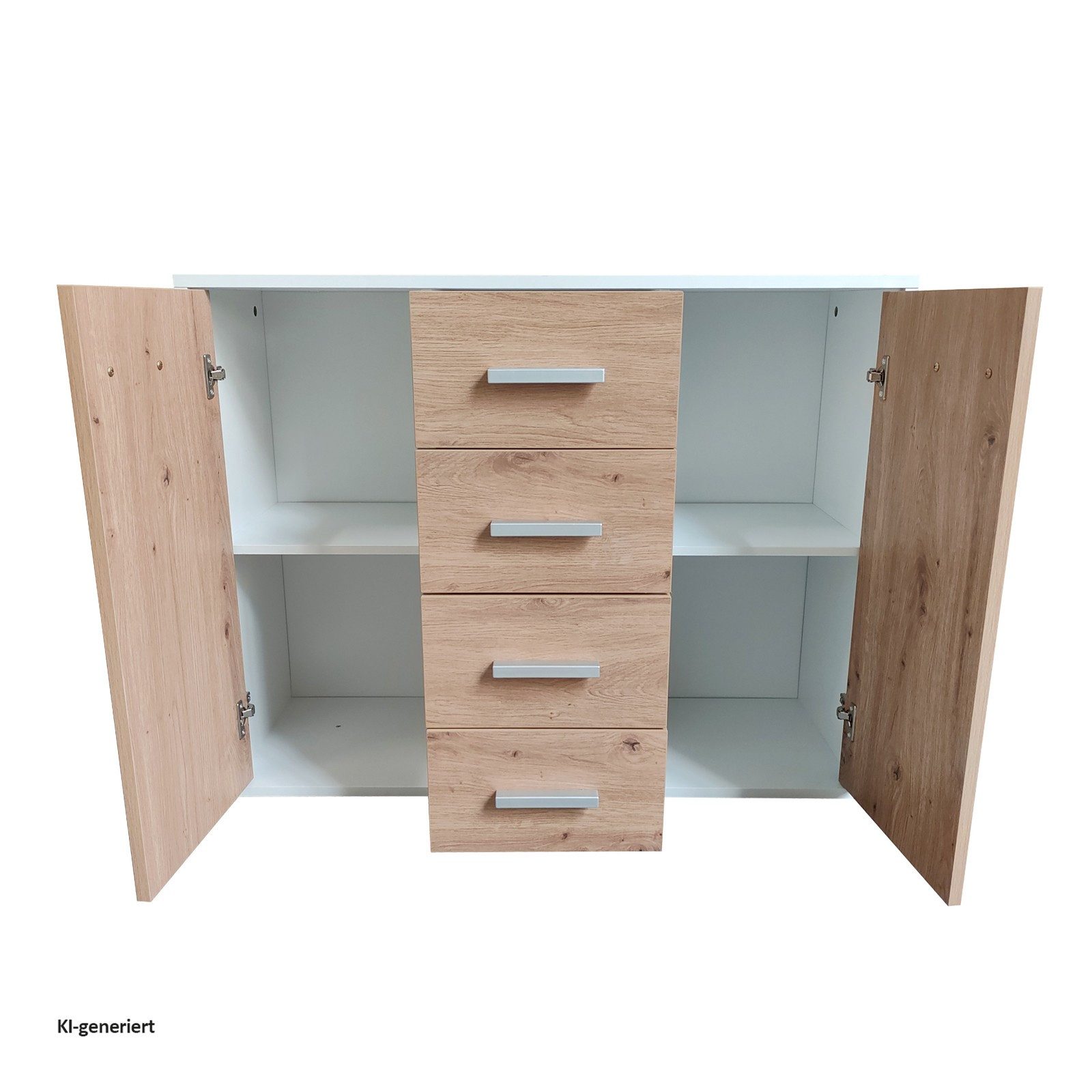 HTI-Line Kommode Kommode Nina mit 4 Schubladen (Stück, 1 Kommode), Anrichte Sideboard Schrank