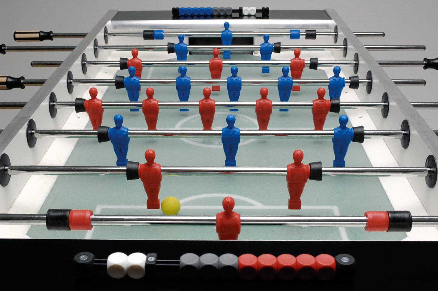 Garlando Tischfußballspiel Kickertisch "Master Champion", Profistangen