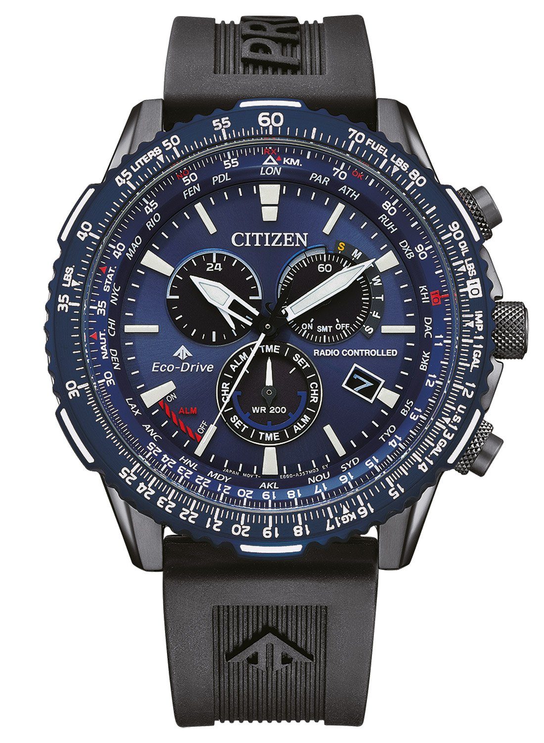 Citizen Solaruhr Eco-Drive Promaster Sky uhr für Schwarz/Blau