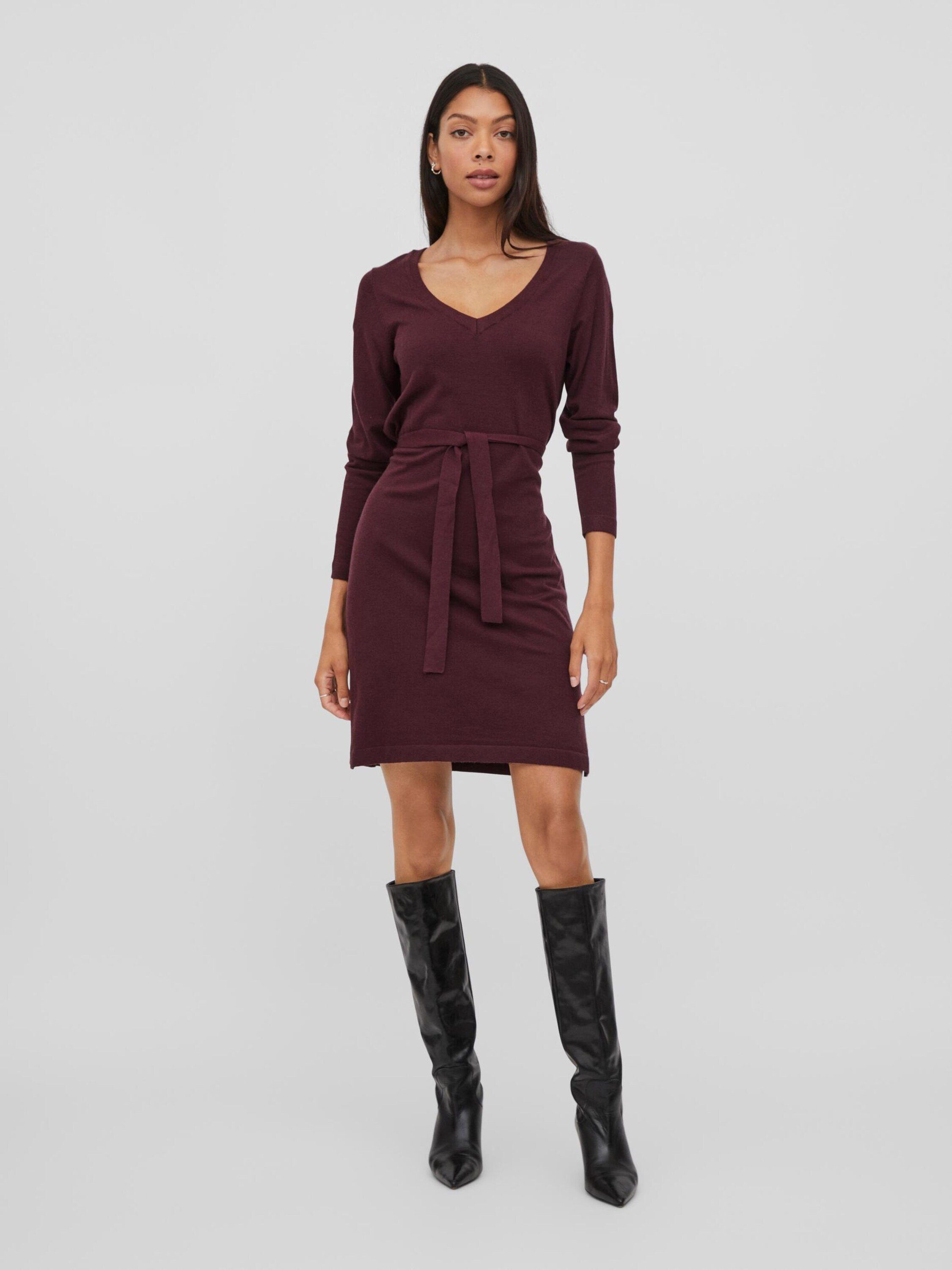 Vila Strickkleid (1-tlg) Plain/ohne Details