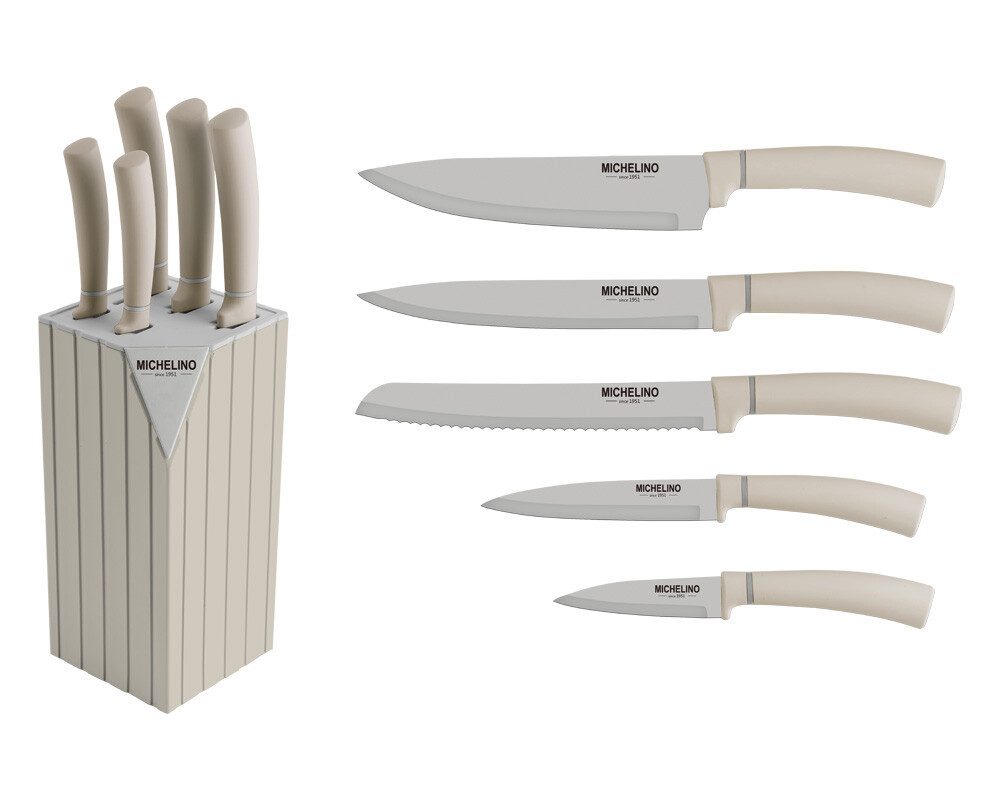 Universalküchenmesser Messerblock 6-tlg. ALYTHIA