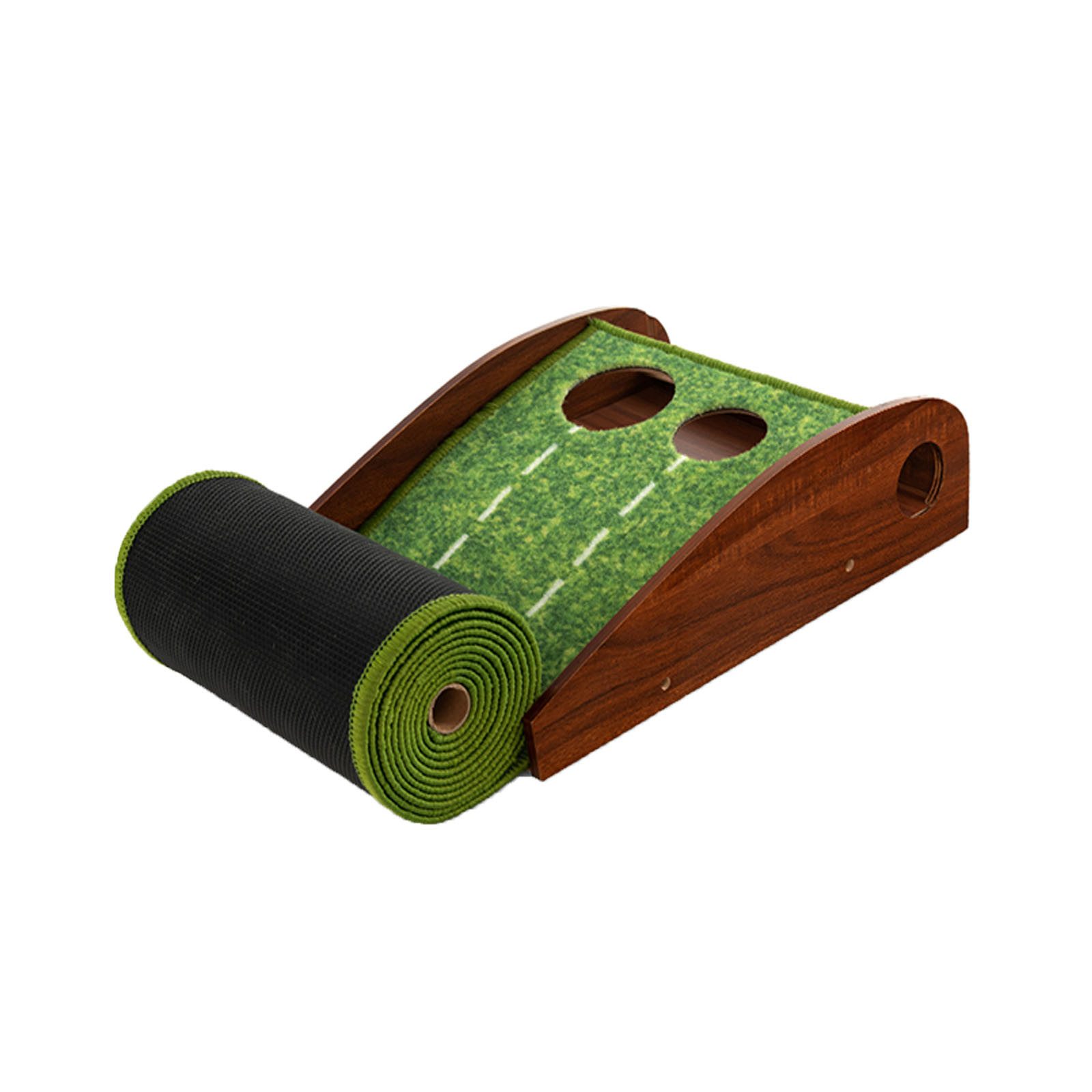 COSTWAY Puttingmatte Гольфmatte, Auto Rückkehr, mit 3 Мячи для гольфаn