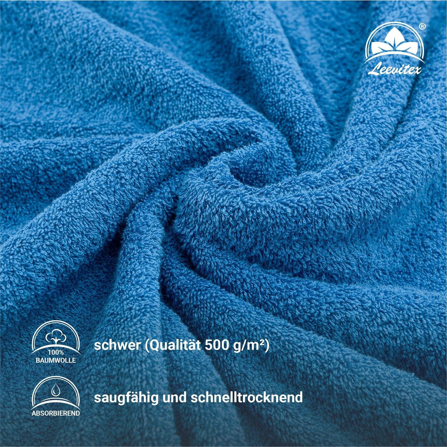 leevitex® Saunatuch Frottee XXL, (2-St), 80 günstig online kaufen