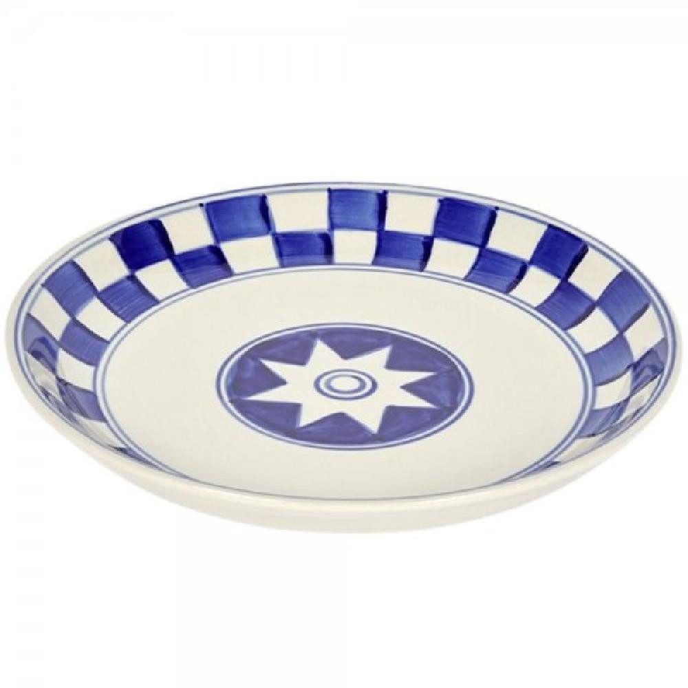 Lambert Тарелка обеденная Тарелки Groß Küchenkaro White/Blue (26cm)