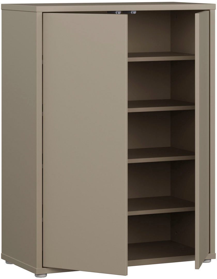 FORTE Schuhschrank Alice Springs, Schuhschrank, Platz für 15 Paar Schuhe, 2 Türen (B/H/T 74,5/99,1/34,9 cm) Stauraumschrank, Mehrzweckschrank, grifflose Front,  – Bild 5 von 5