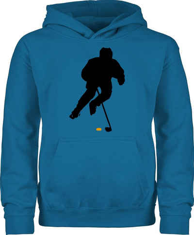 Shirtracer Hoodie »Eishockey Spieler - Kinder Sport Kleidung - Kinder Premium Kapuzenpullover« hudis eishockey - fun-pullover hockey