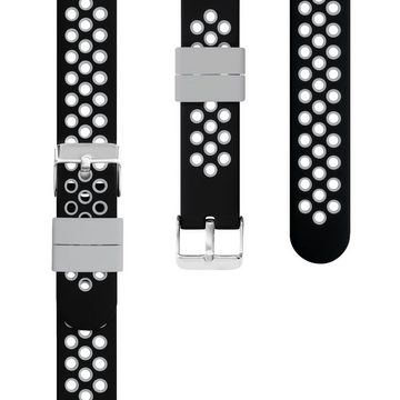 kwmobile Uhrenarmband, 2x Sportarmband kompatibel mit Huawei Watch Fit - Armband TPU Silikon Set Fitnesstracker