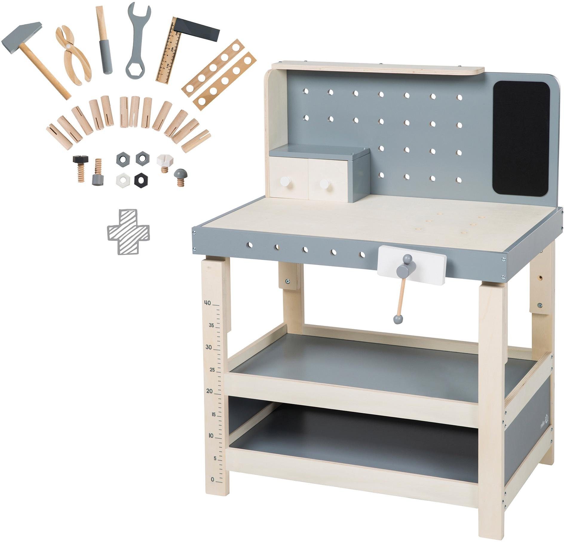 roba® Spielwerkbank Werkbank, Höhenverstellbar