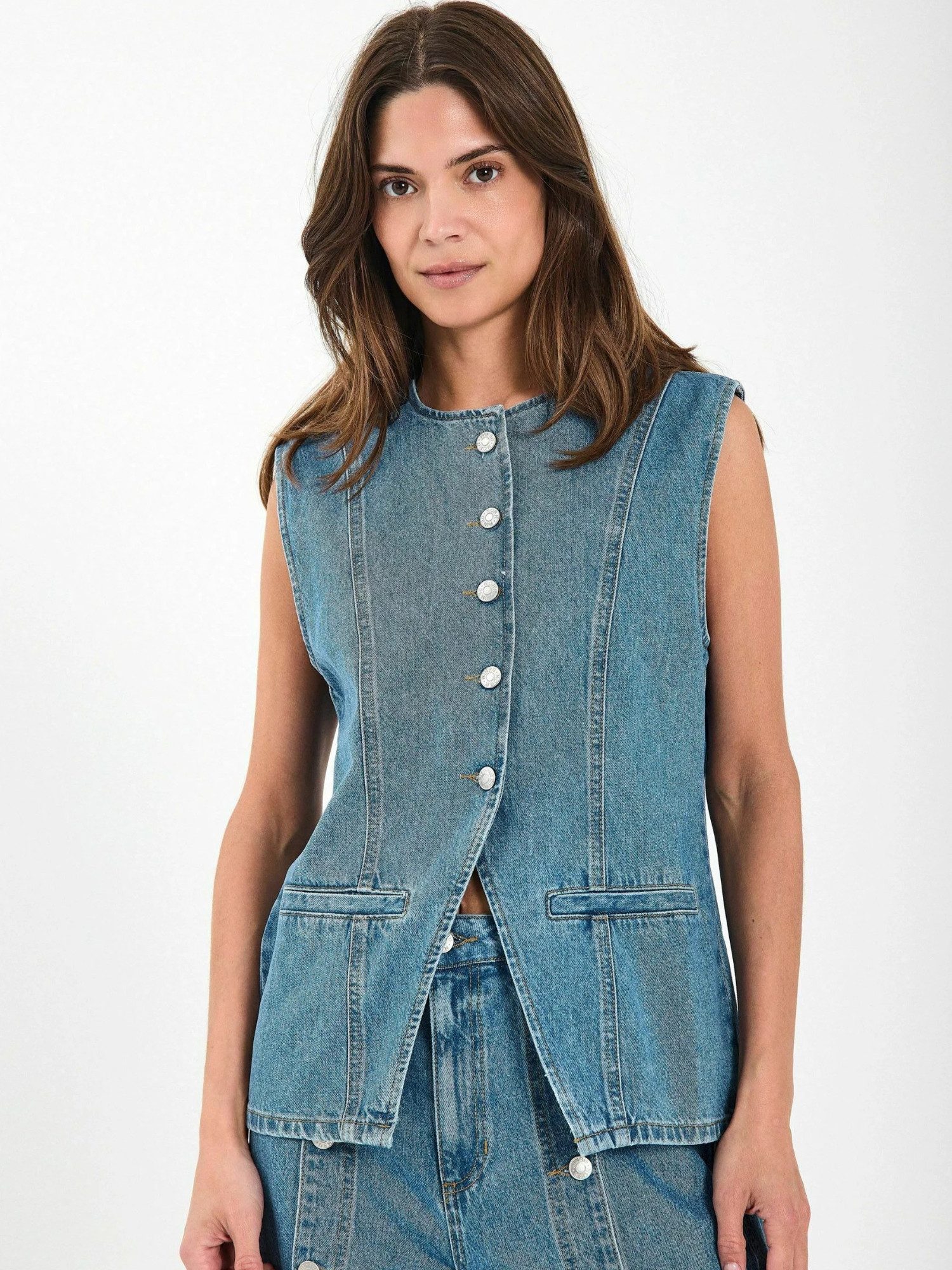 NORR Kurzweste NORR Vest Kenzie