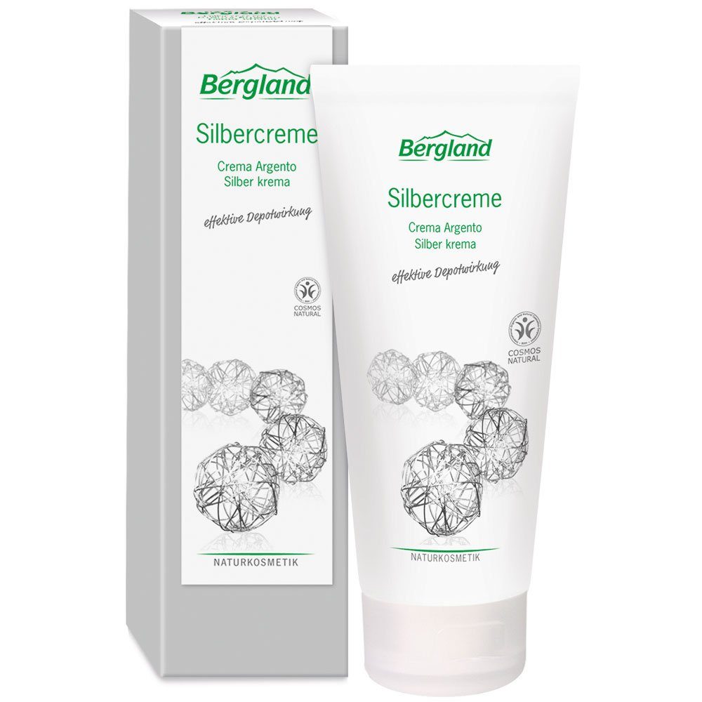 Bergland-Pharma GmbH & Co. KG Hautcreme Silbercreme in der Tube bio, Silber, 200 ml