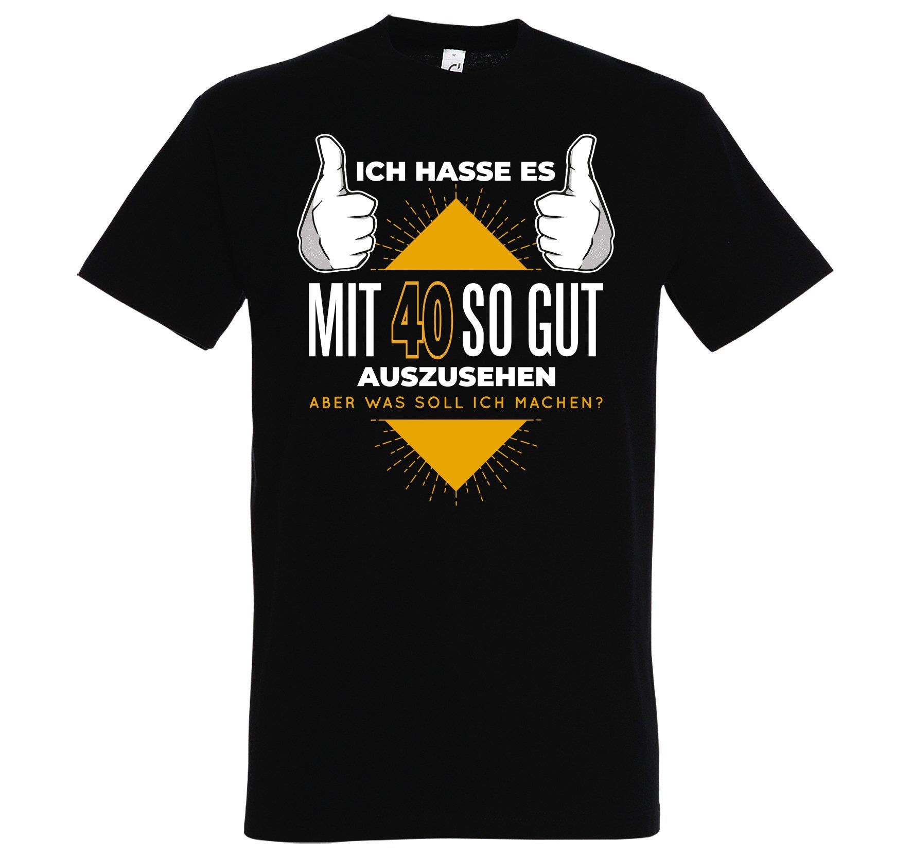 T-Shirt 40 und Gutaussehend Herren Shirt