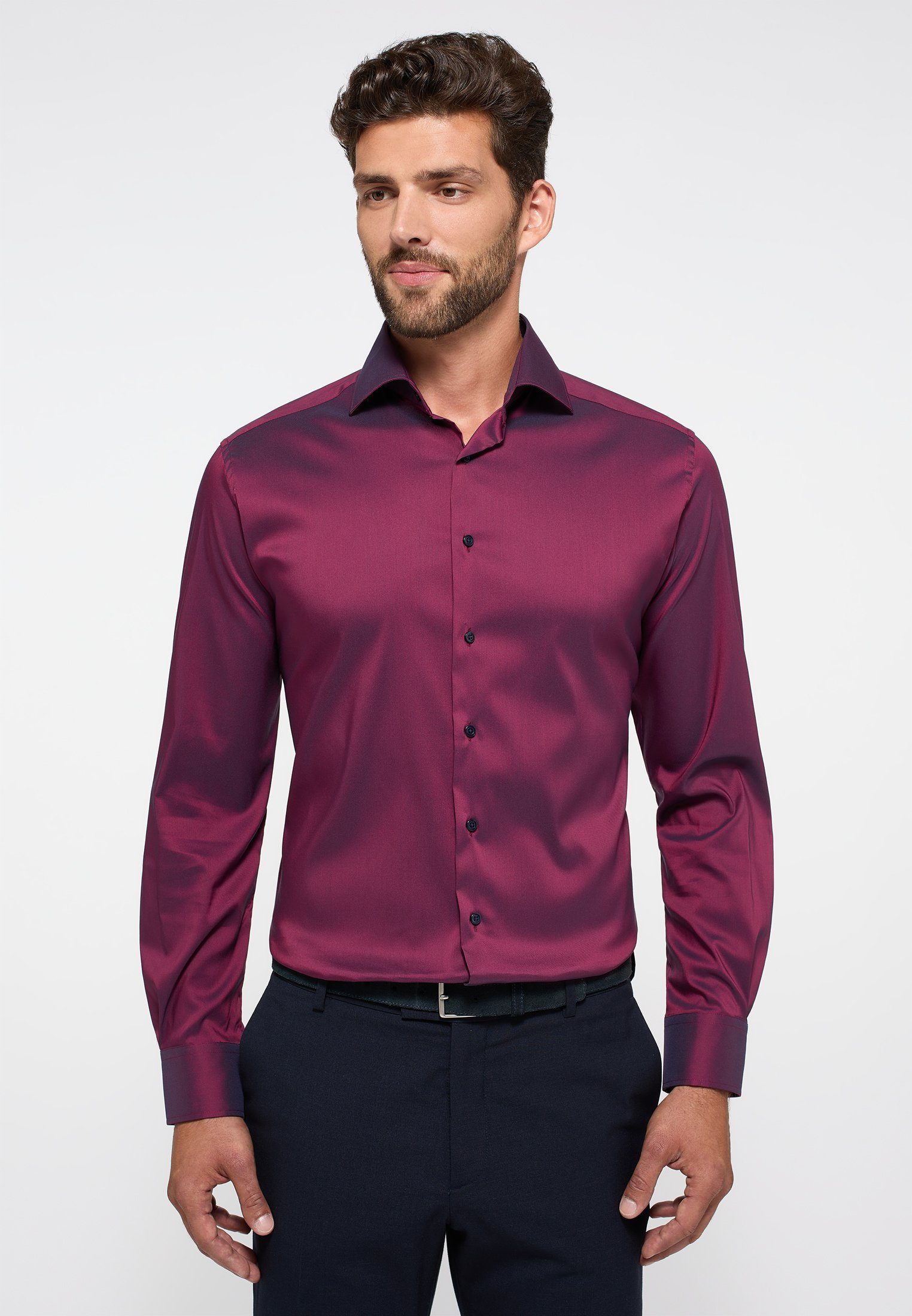 Eterna Langarmhemd MODERN FIT EASY IRON günstig online kaufen