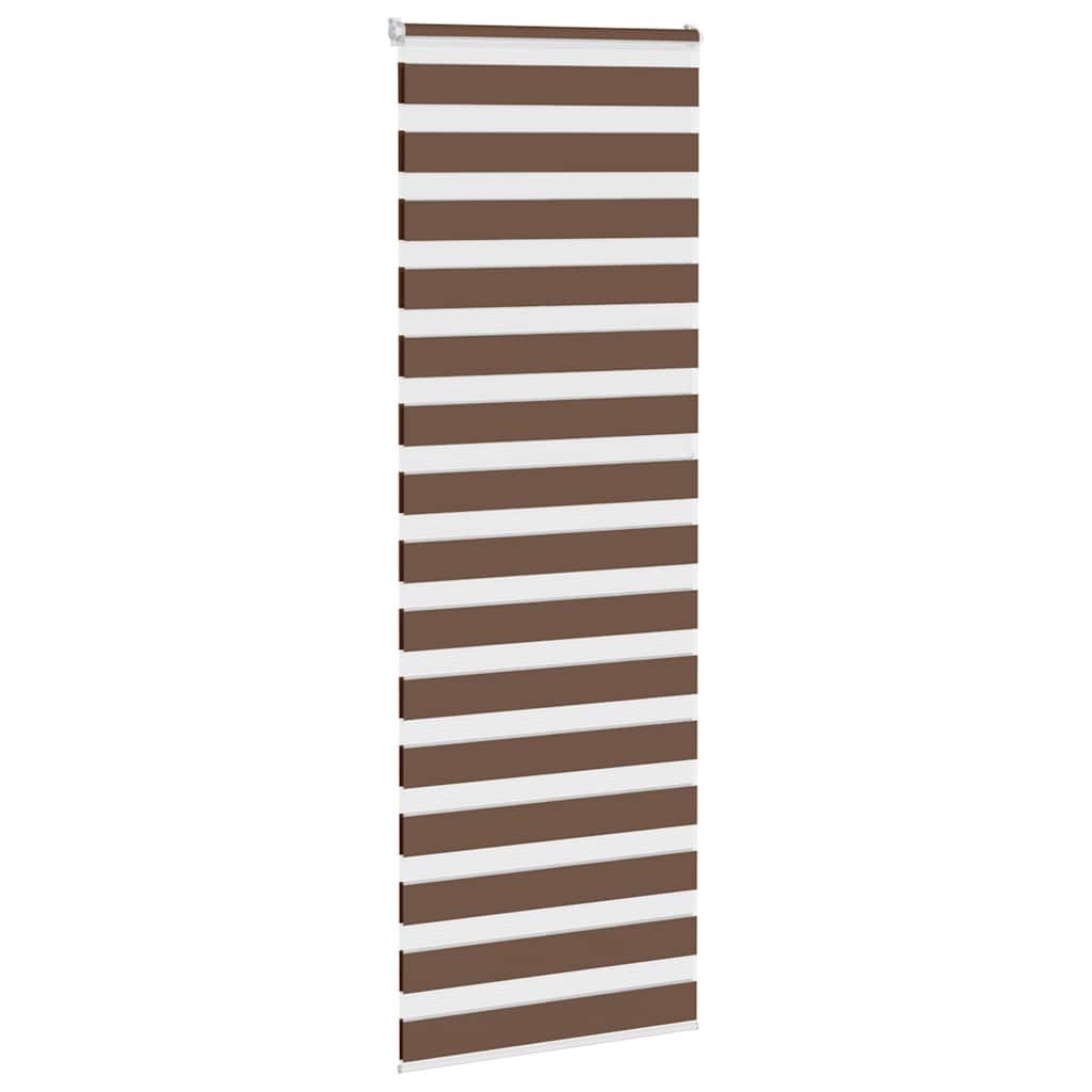 Rollo Doppelrollo Braun 75x200 cm Stoffbreite 70,9 cm Polyester, vidaXL