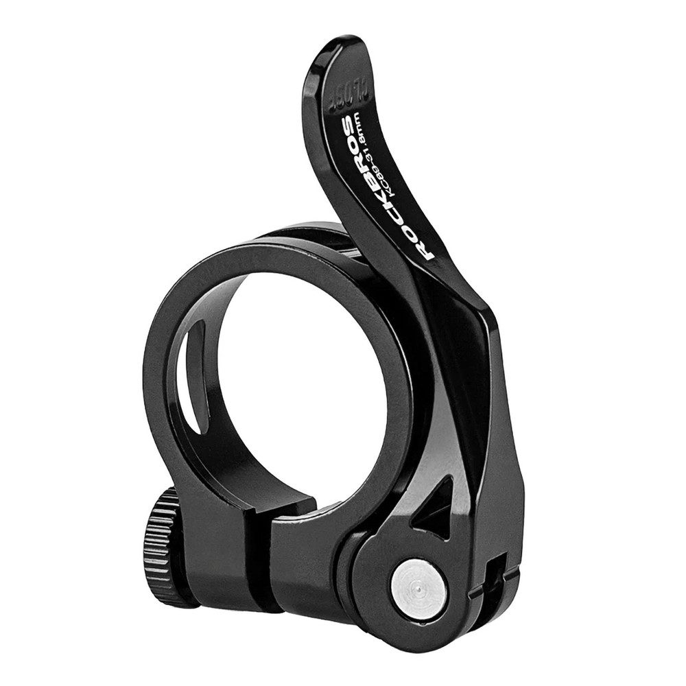 ROCKBROS Klemmen Sattelklemme Schnellspanner Sattelstützenklemme, (Spar-Set, 1-St., 31,8 mm leicht), Schnellspanner, 6061-Aluminium, 29 g, 31,8 mm